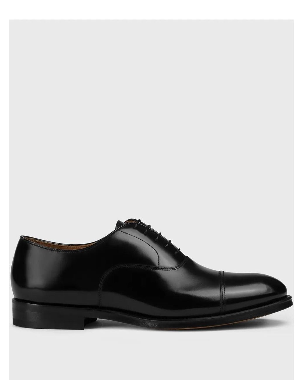 Stringate di Doucal's in Black da Uomo