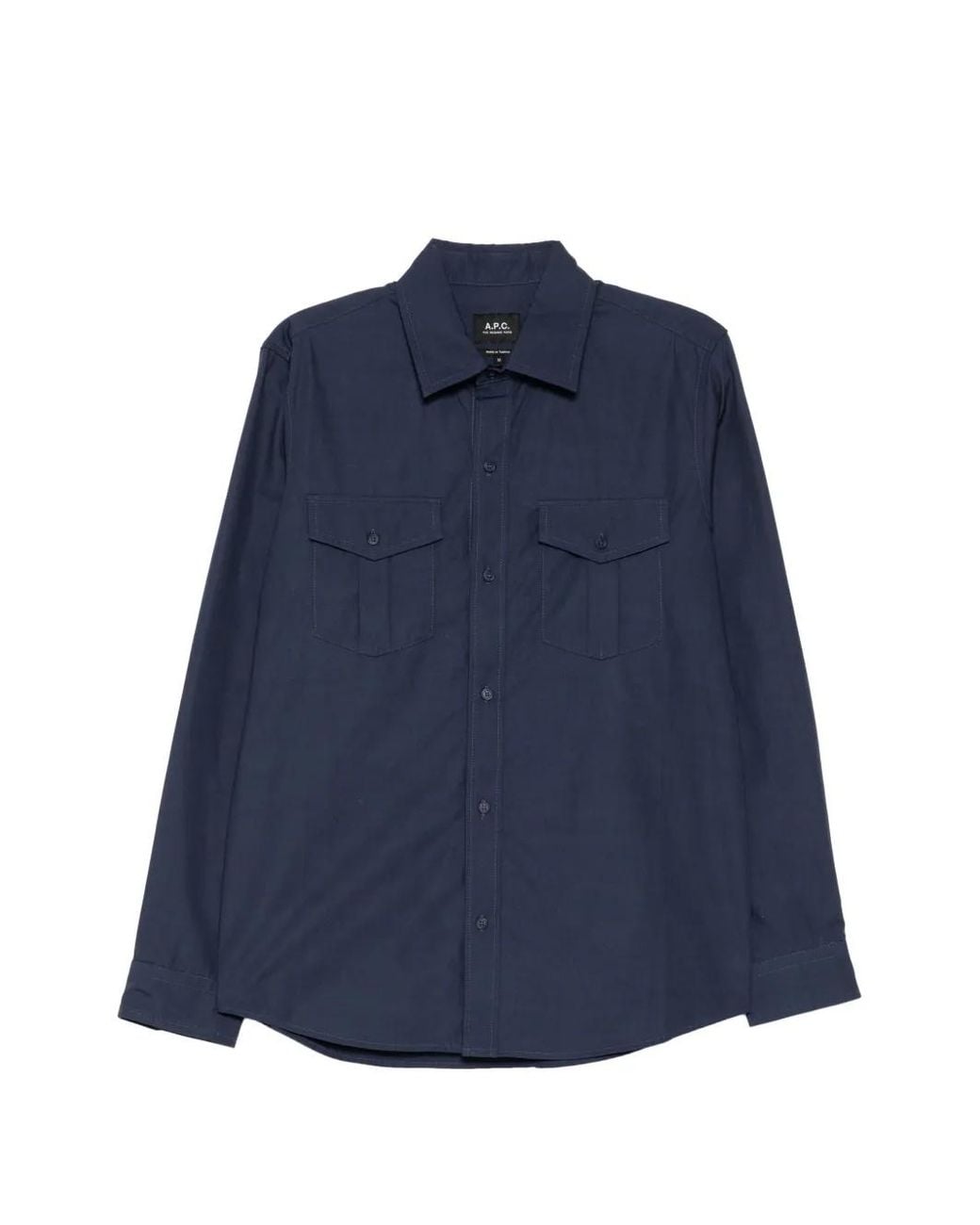 A.P.C. Blue Warren Shirt for men