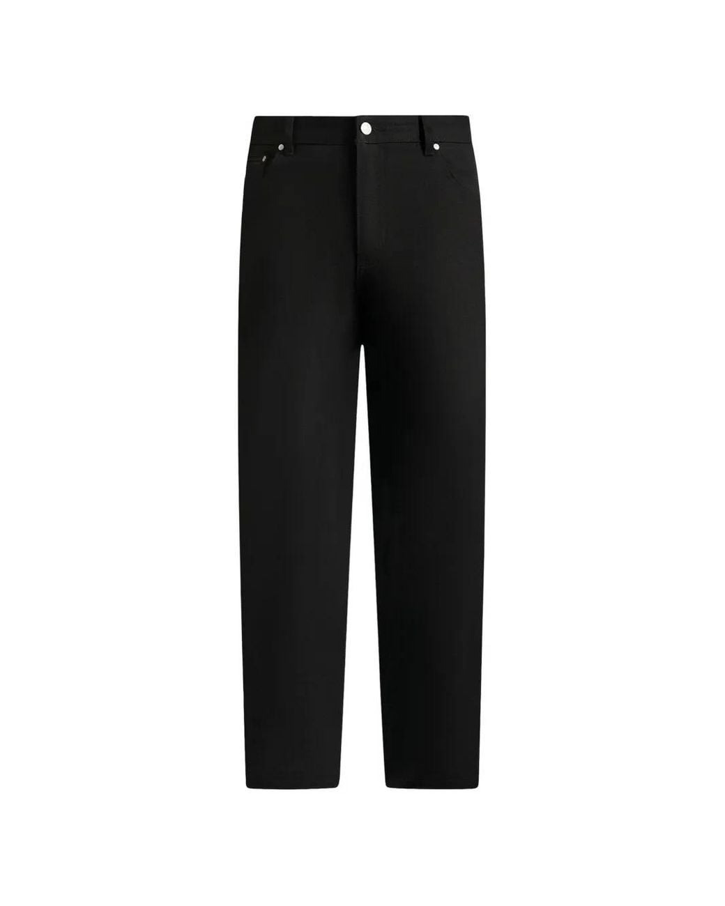 Manière De Voir Black Dn001 Tapered-Fit Denim Jeans for men