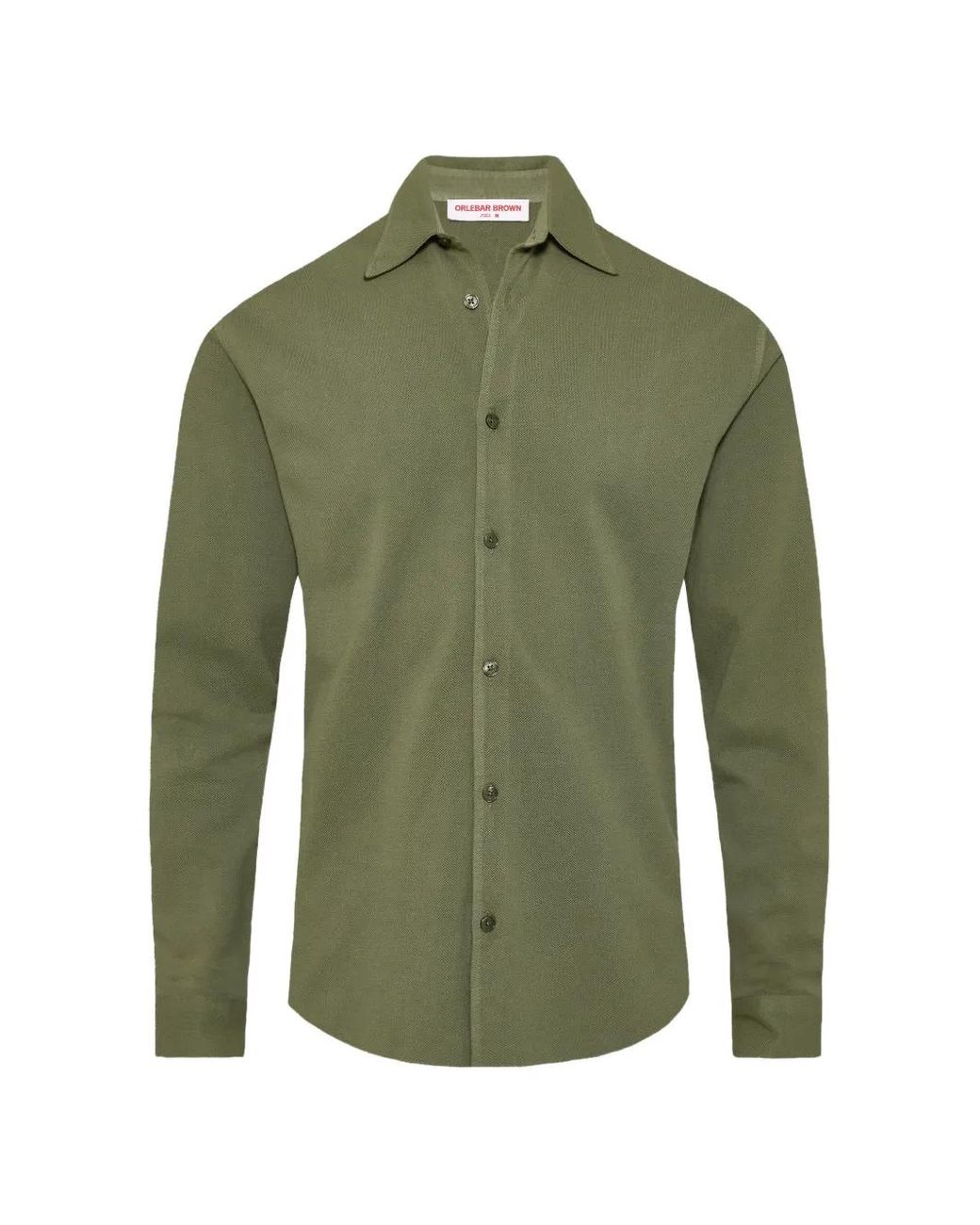 Orlebar Brown Green Giles Shirt for men