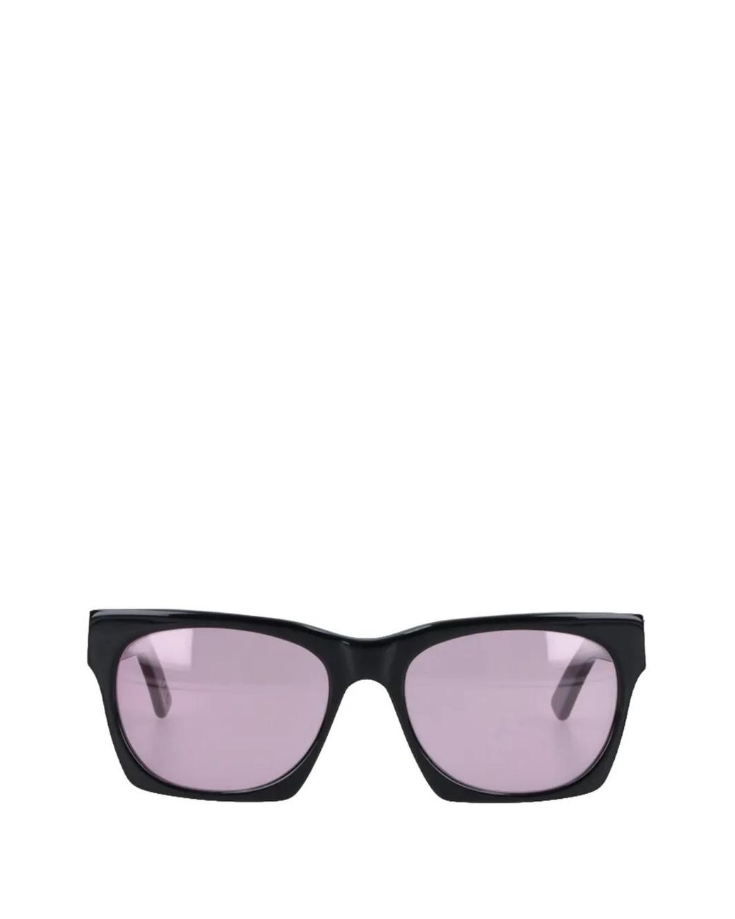 FACE HIDE Black Numero Rectangle-Frame Sunglasses for men
