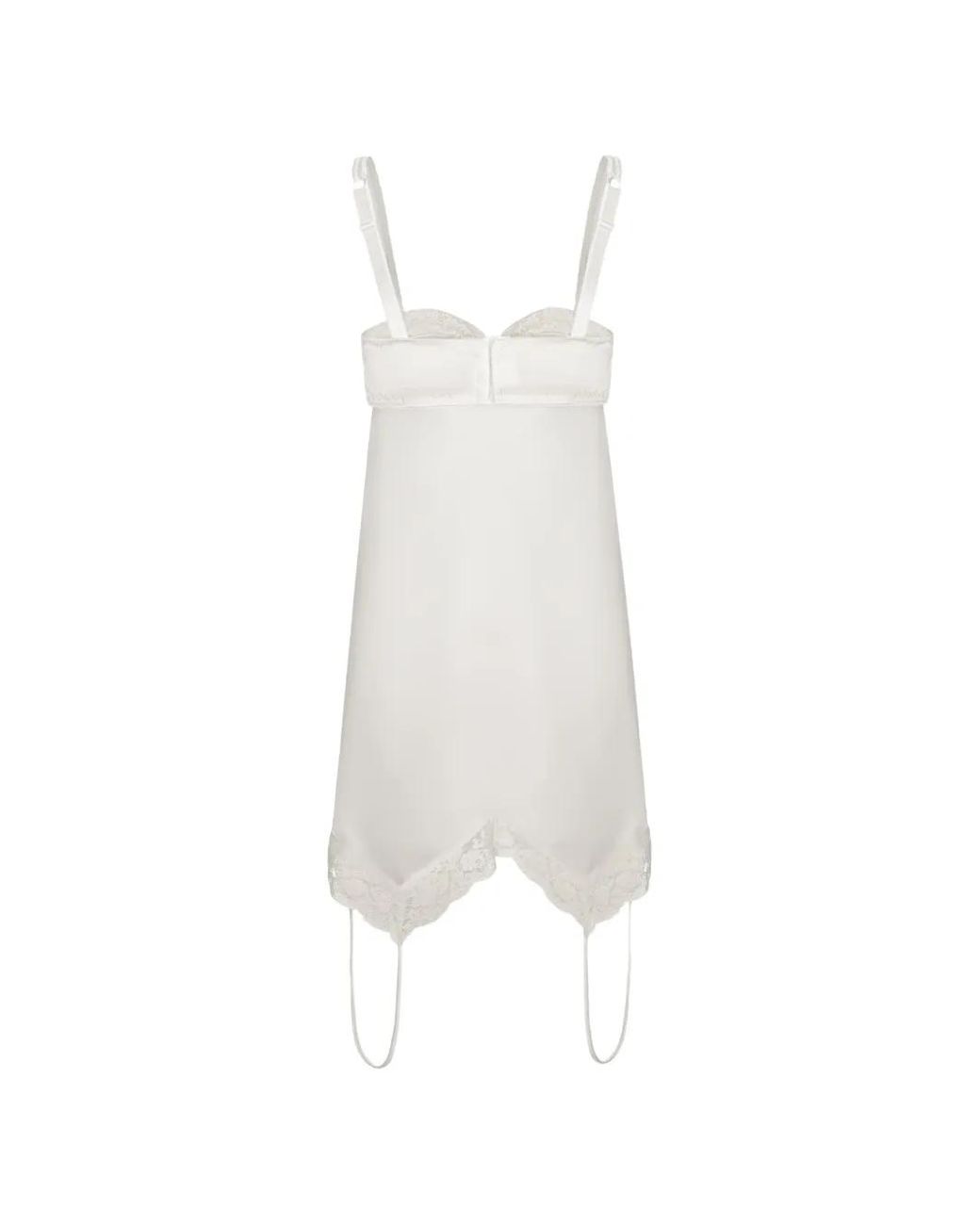 SEEN USERS White Picasso Lace-Trim Top