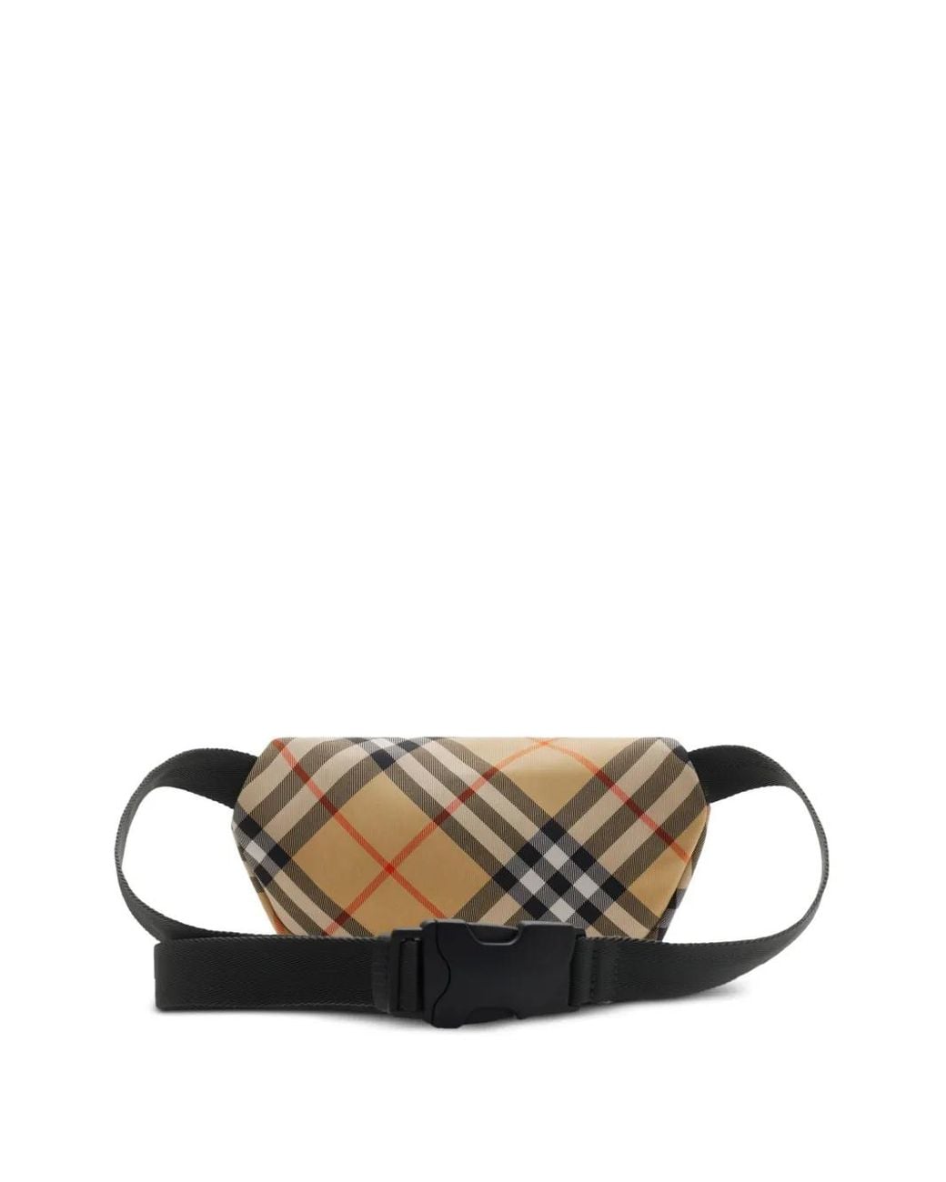 メンズ Burberry チェック ベルトバッグ Natural