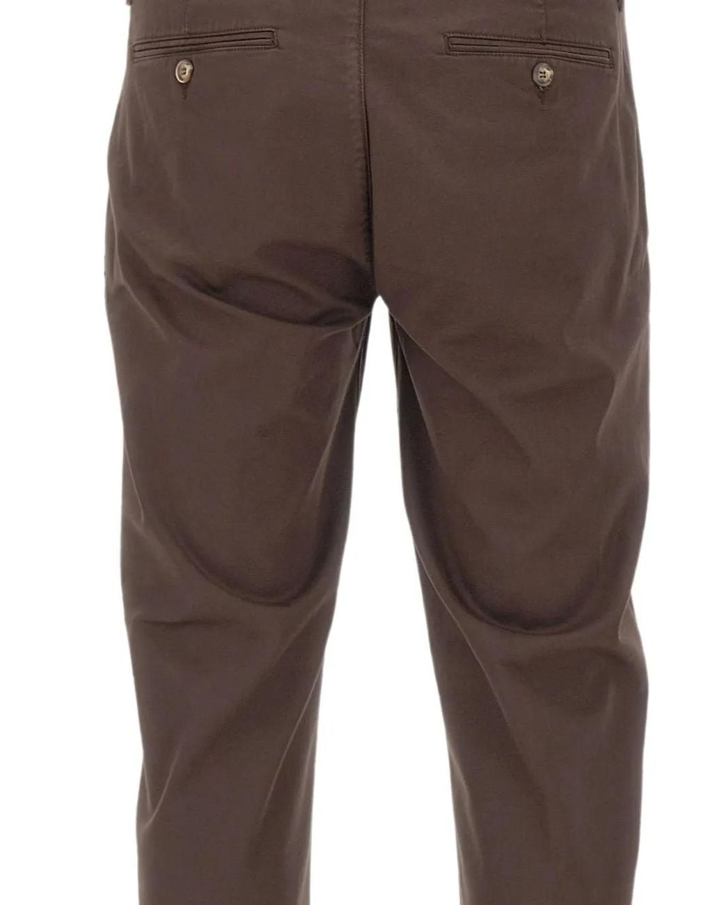 Re-hash Brown Mucha Slim-Fit Chinos for men