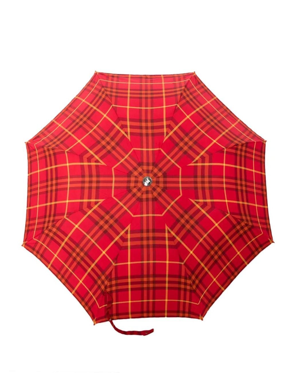 Burberry Red Georgie Folding Umbrella