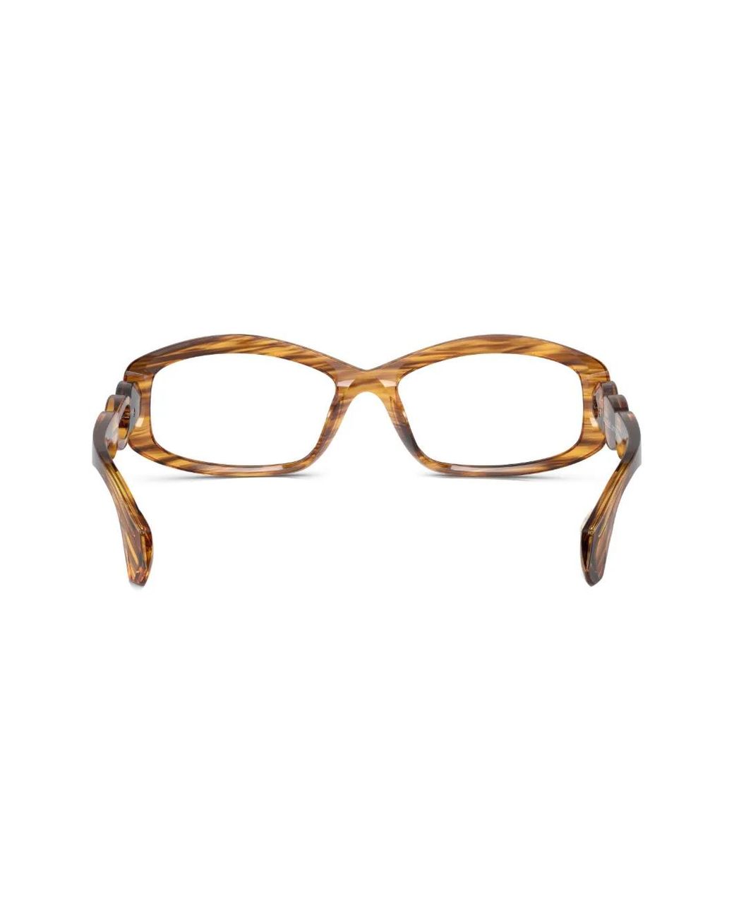 Alain Mikli Brown Rectangle-Frame Sunglasses