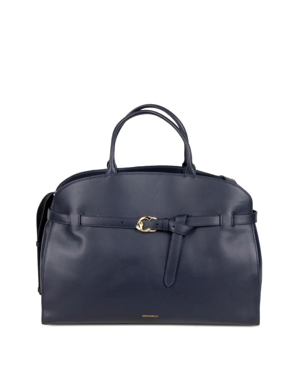 Coccinelle Blue Large Sabine Belted Tote Bag