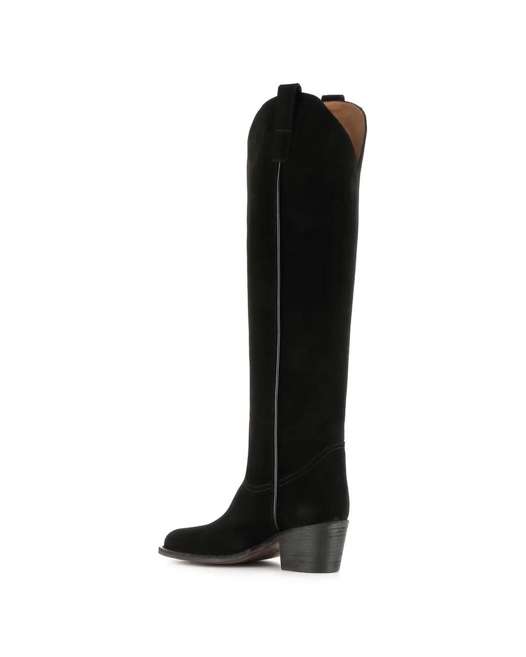 SALLE DE MODE Black Suede Boots