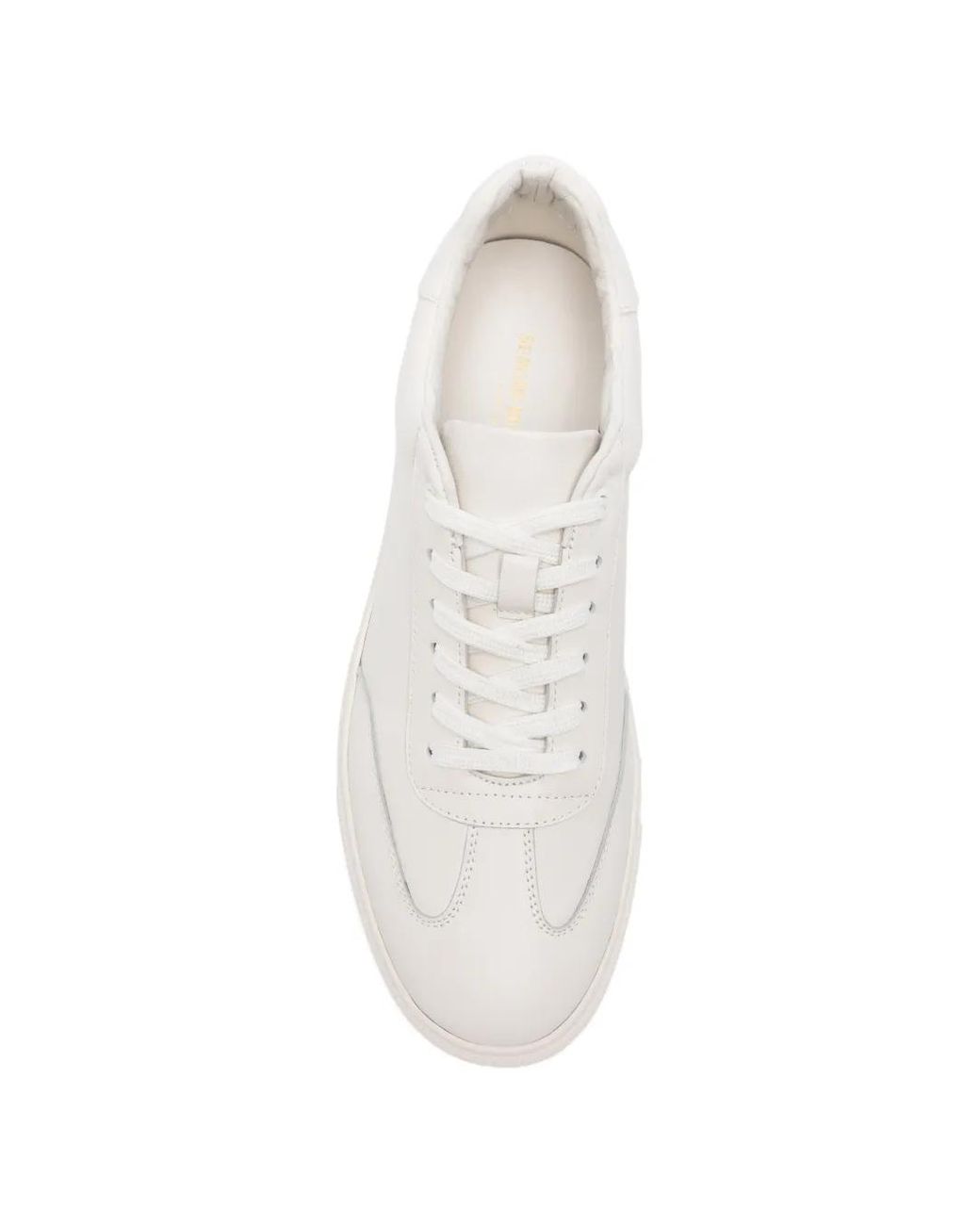 SERGIO MORETTI FIRENZE White Lace-Up Sneakers for men