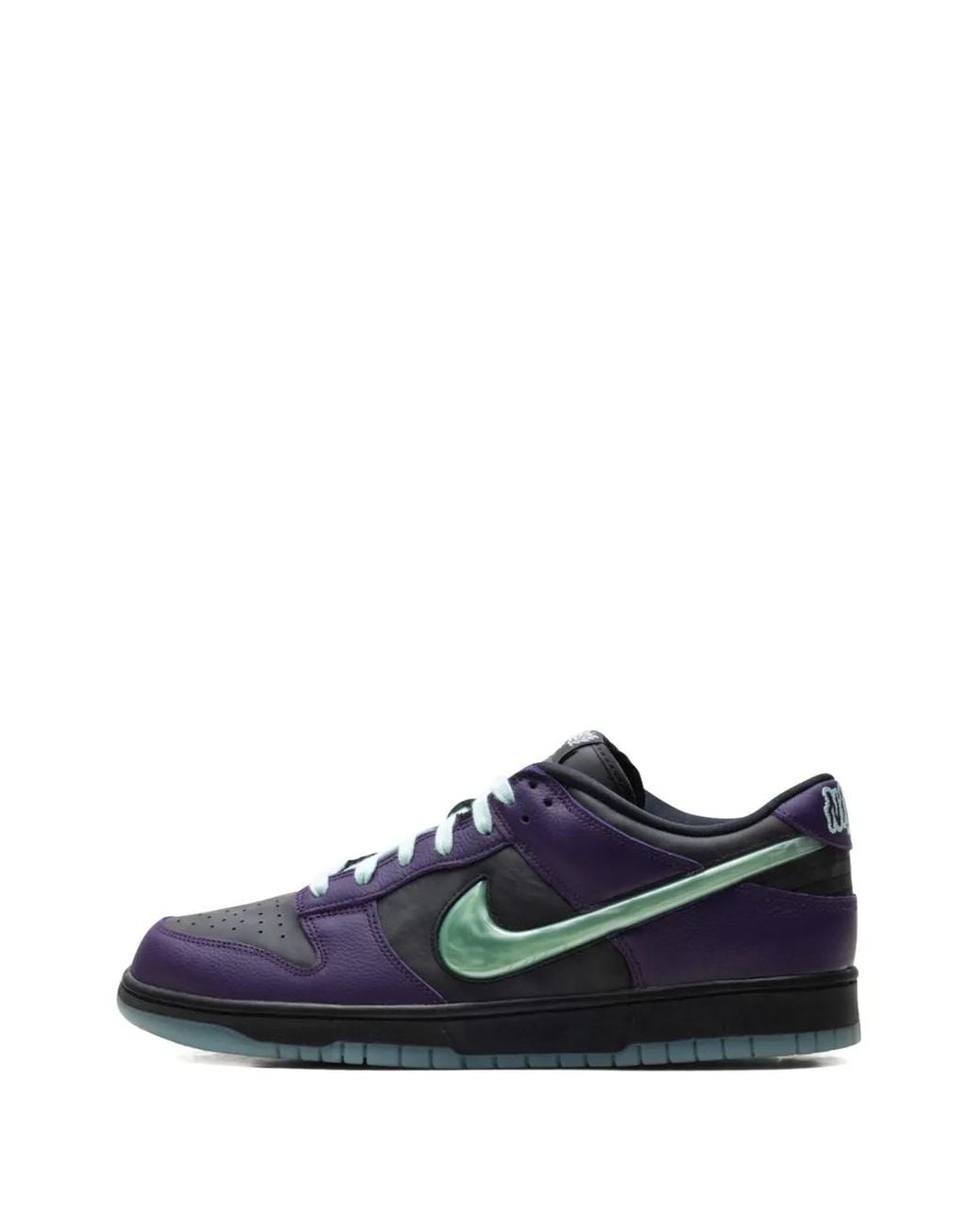 Nike Blue Dunk Low Retro Swoosh Low Top Sneakers for men