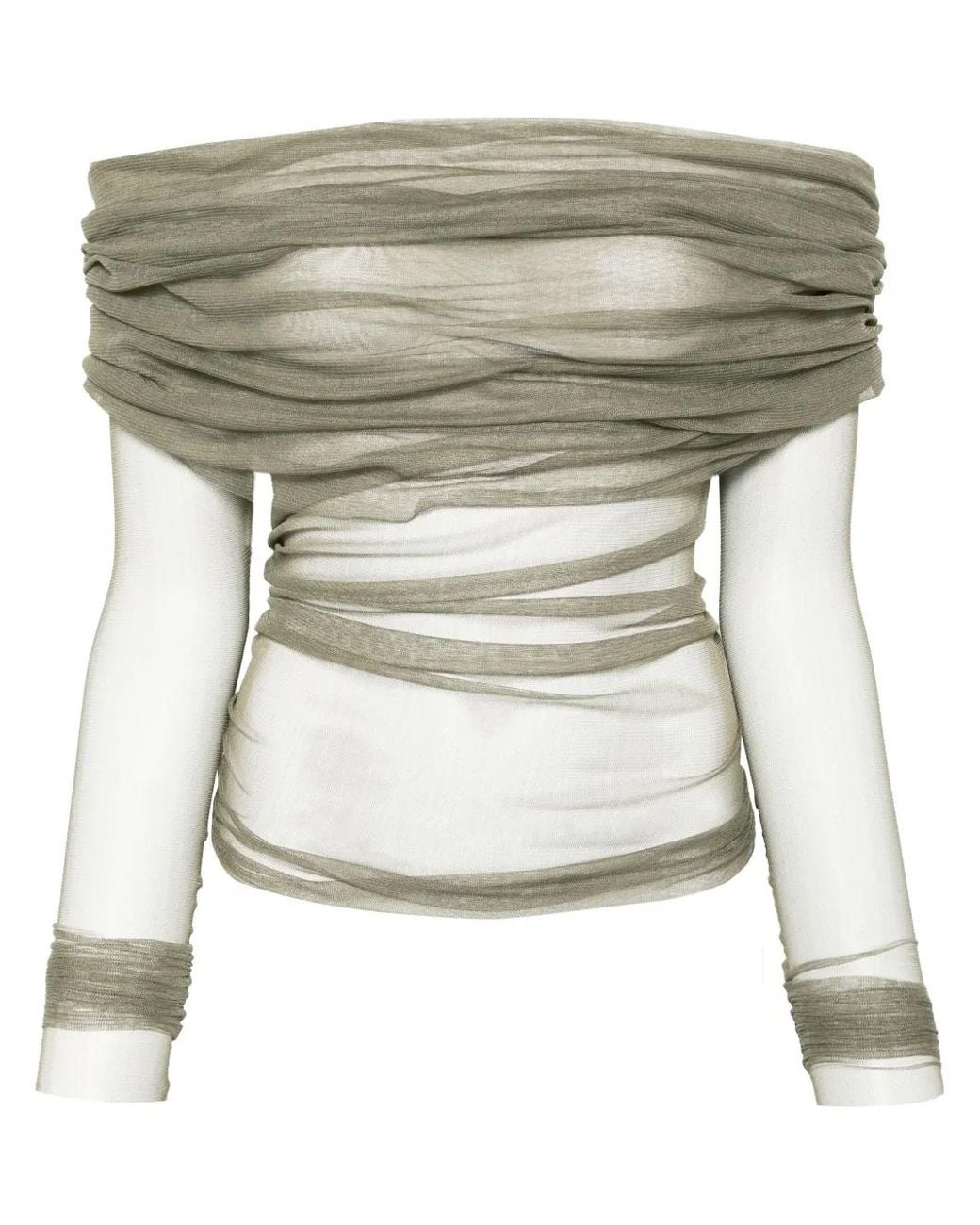 Christopher Esber Green Veiled Top
