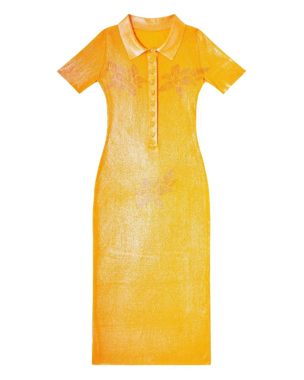 diesel gold dress Beach Bunny Gold Sheer Noor Tank Mini Dress main image 0