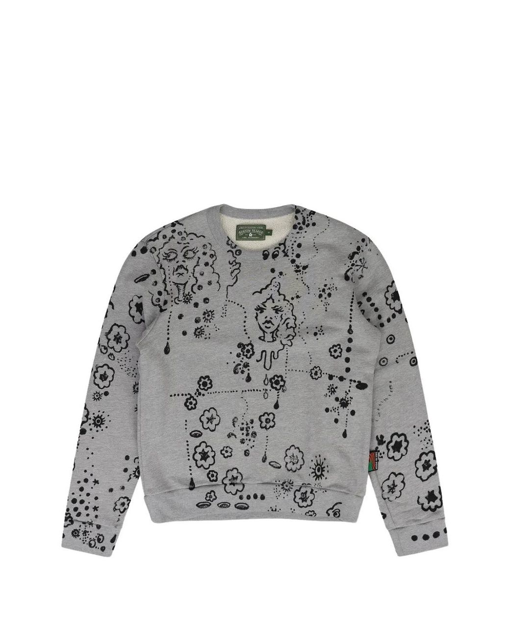 DENIM TEARS Gray X Irak Tears Sweat À Imprimé Graphique for men