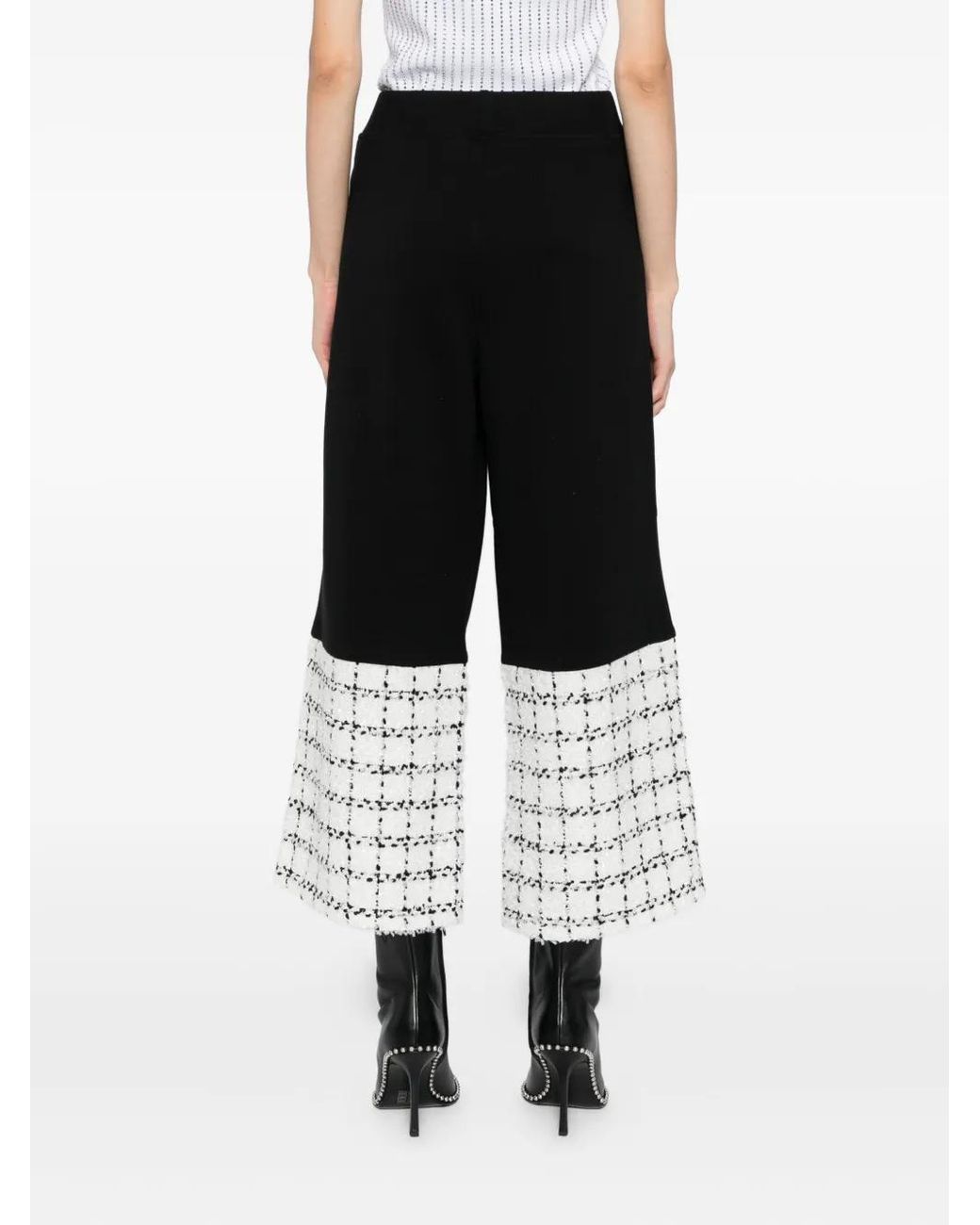 Karl Lagerfeld Black Boucle Sweatpants