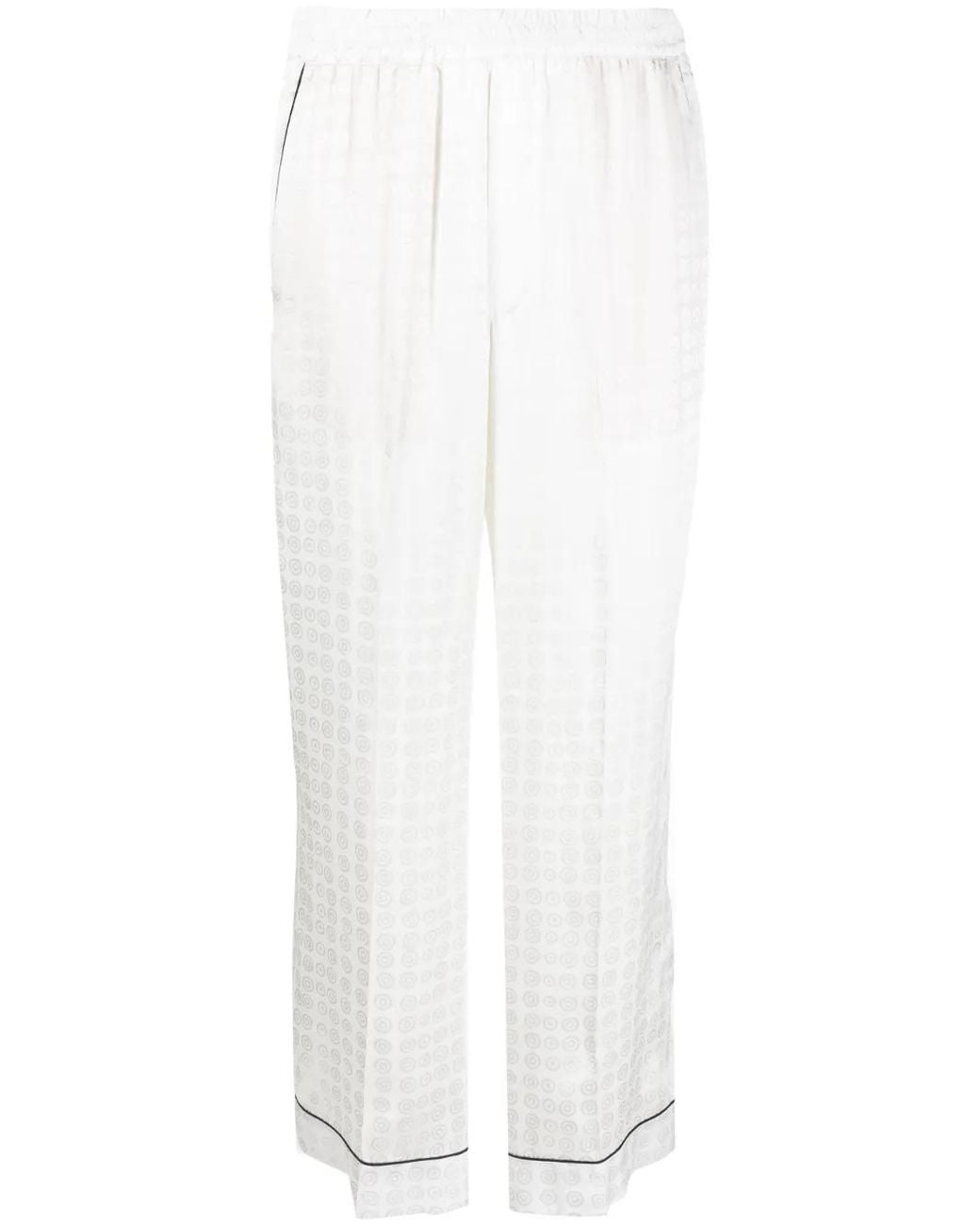 10 Corso Como Straight Broek in het White