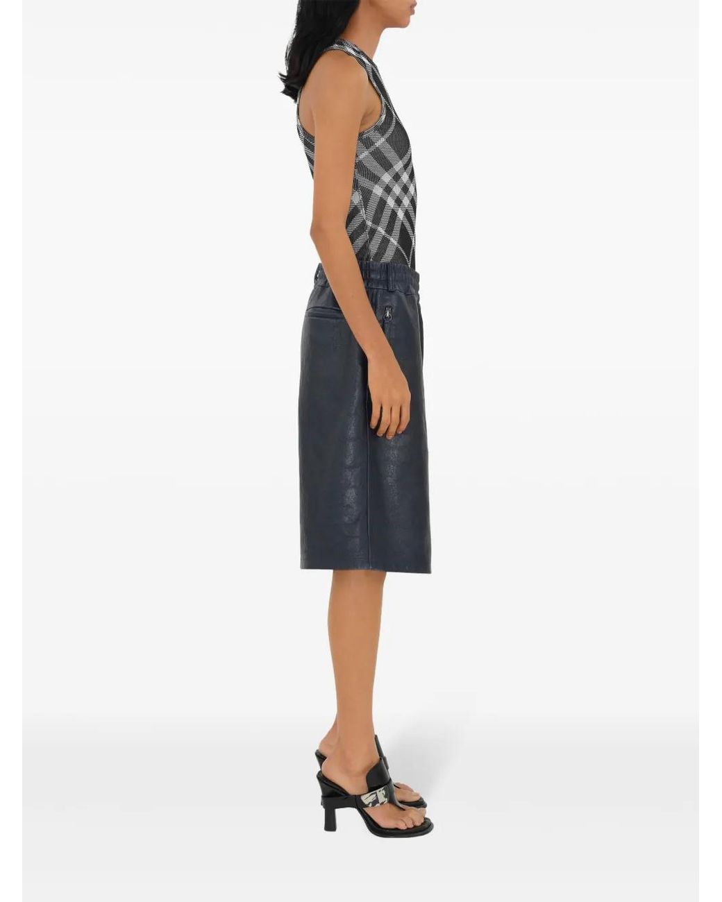 Burberry Gray Logo Top