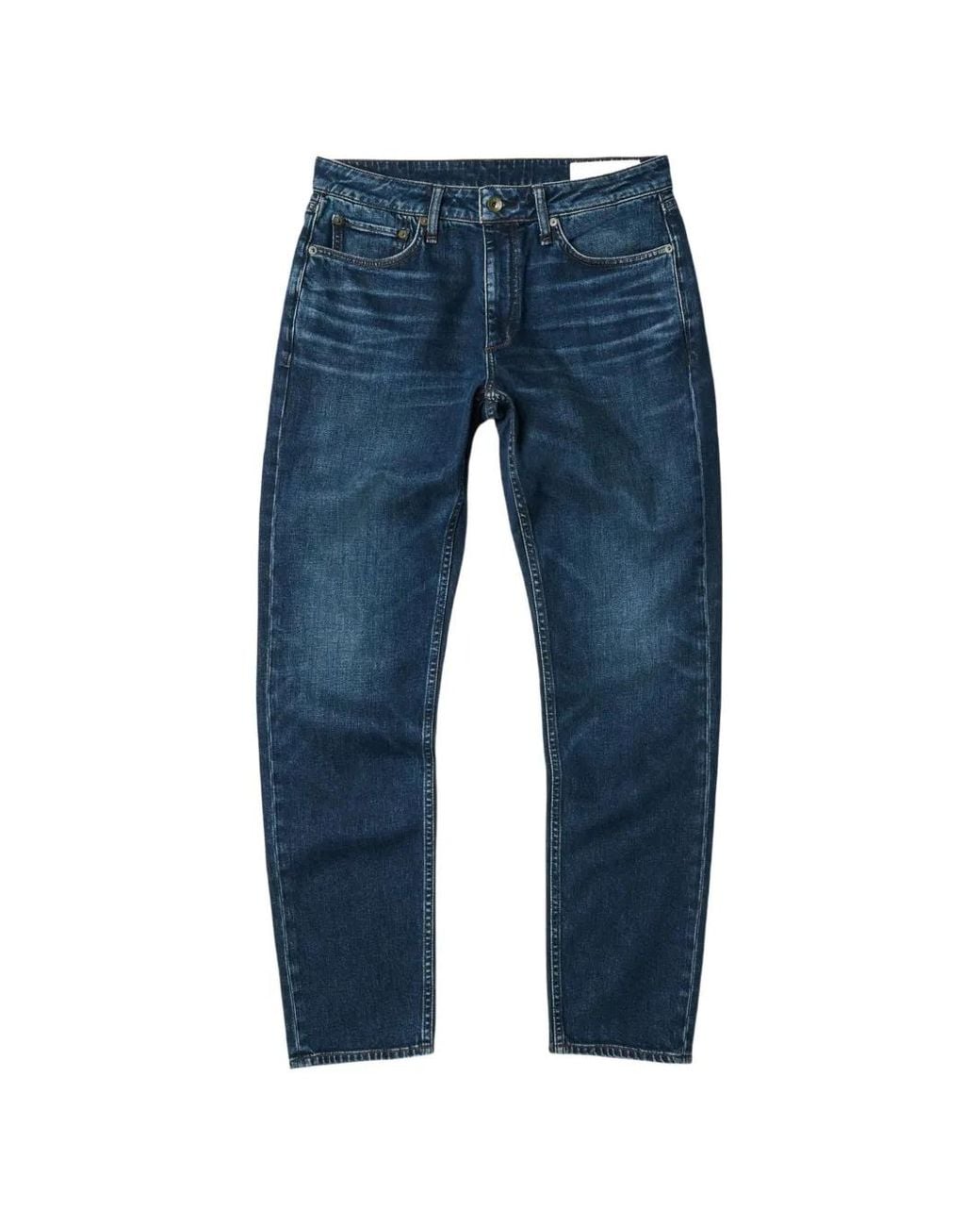 Rag & Bone Blue Faded-Effect Whiskers Jeans for men