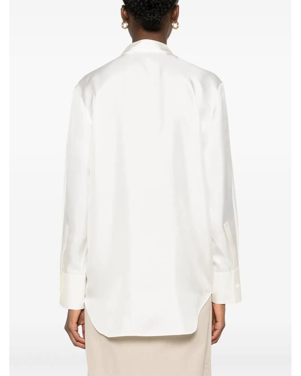 Rohe White Silk Shirt