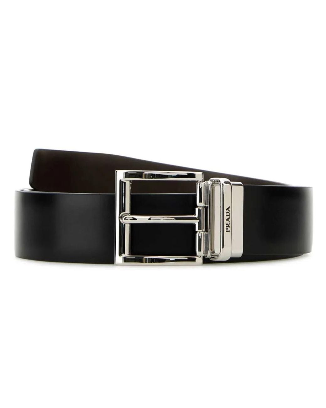 Prada Klassischer Gürtel in Black für Herren
