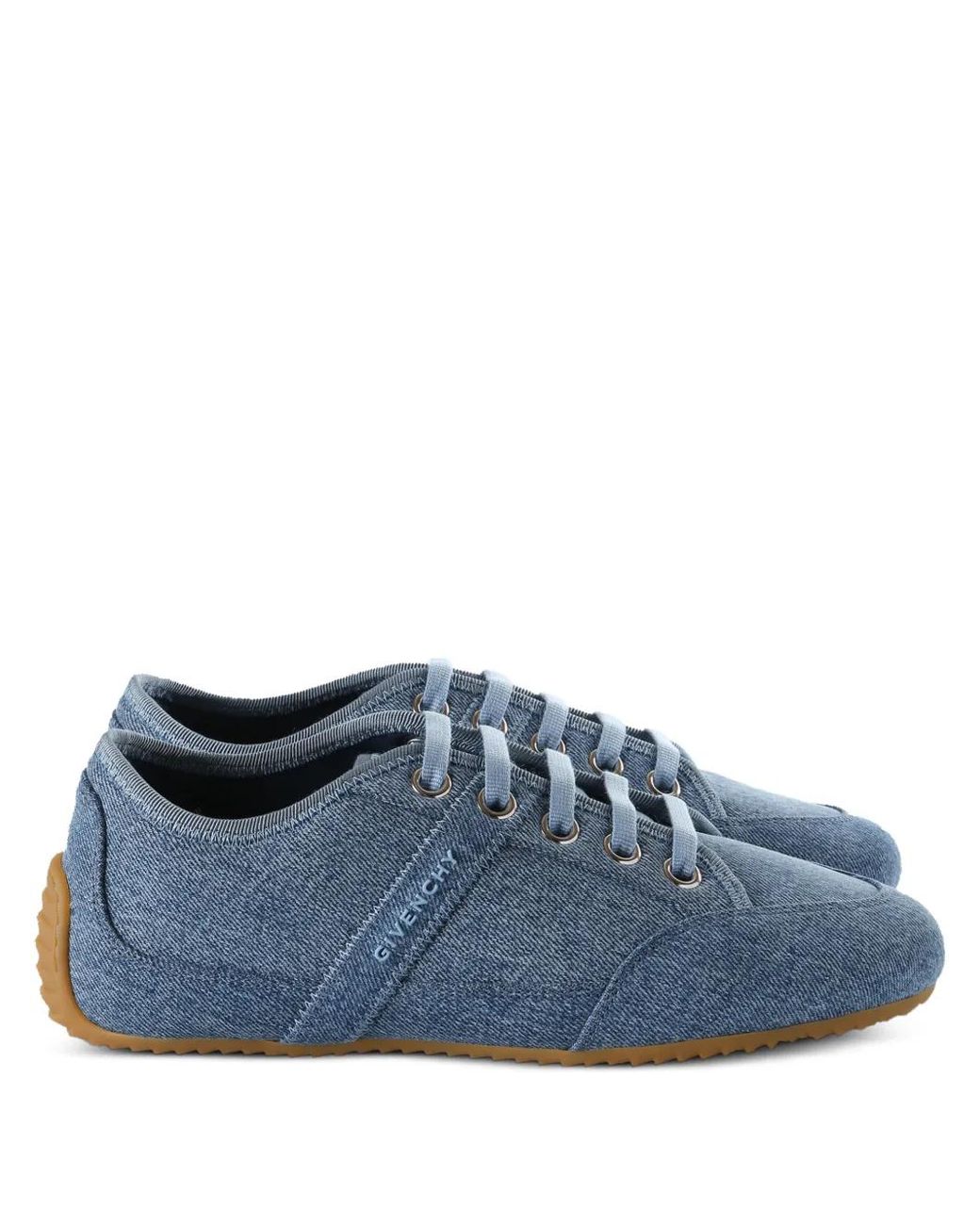 Givenchy Blue Slim Denim Sneakers