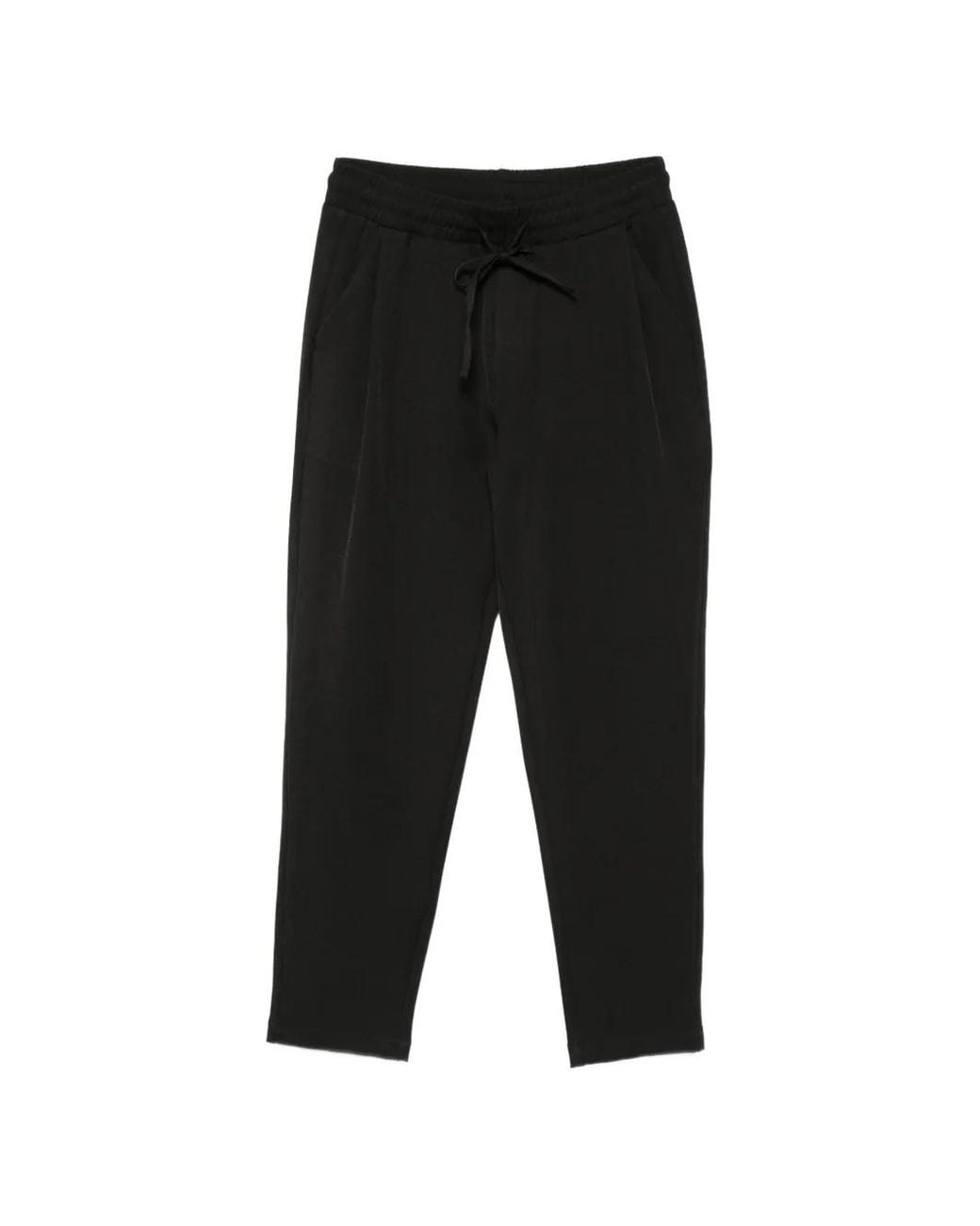 Imperial Black Drawstring-Waist Track Pants for men