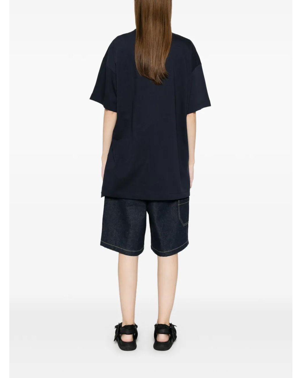 N°21 Blue Short-Sleeve Printed T-Shirt