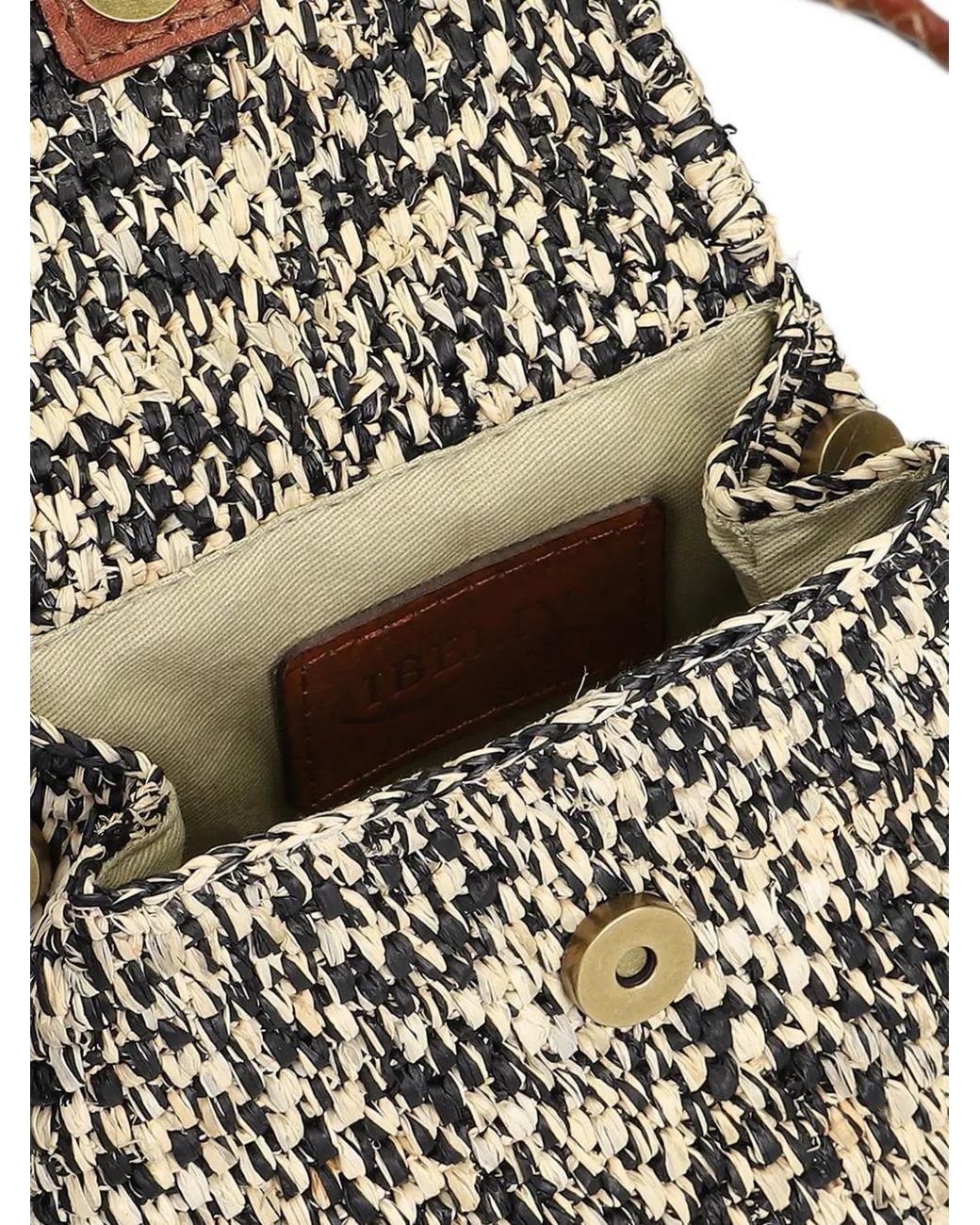 IBELIV Black Tiga Woven Mini Bag