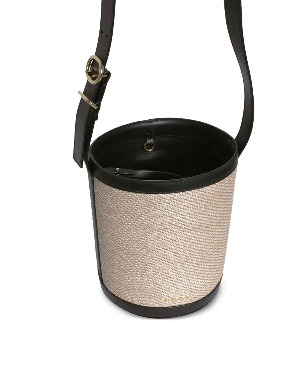 Jil Sander White Cannolo Bucket Bag