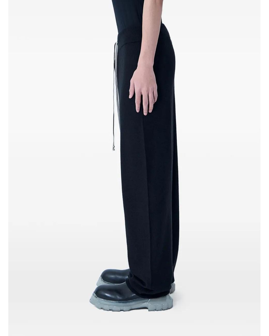 Rick Owens Blue Temple Track Pants for men
