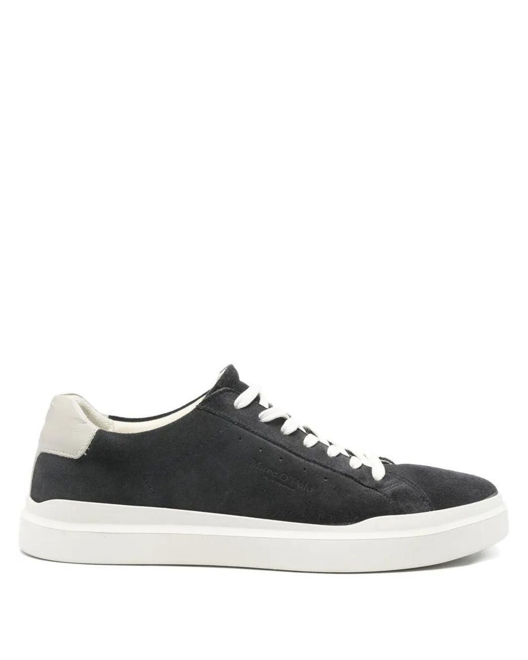 Marc O' Polo Black Lace-Up Panelled Sneakers for men