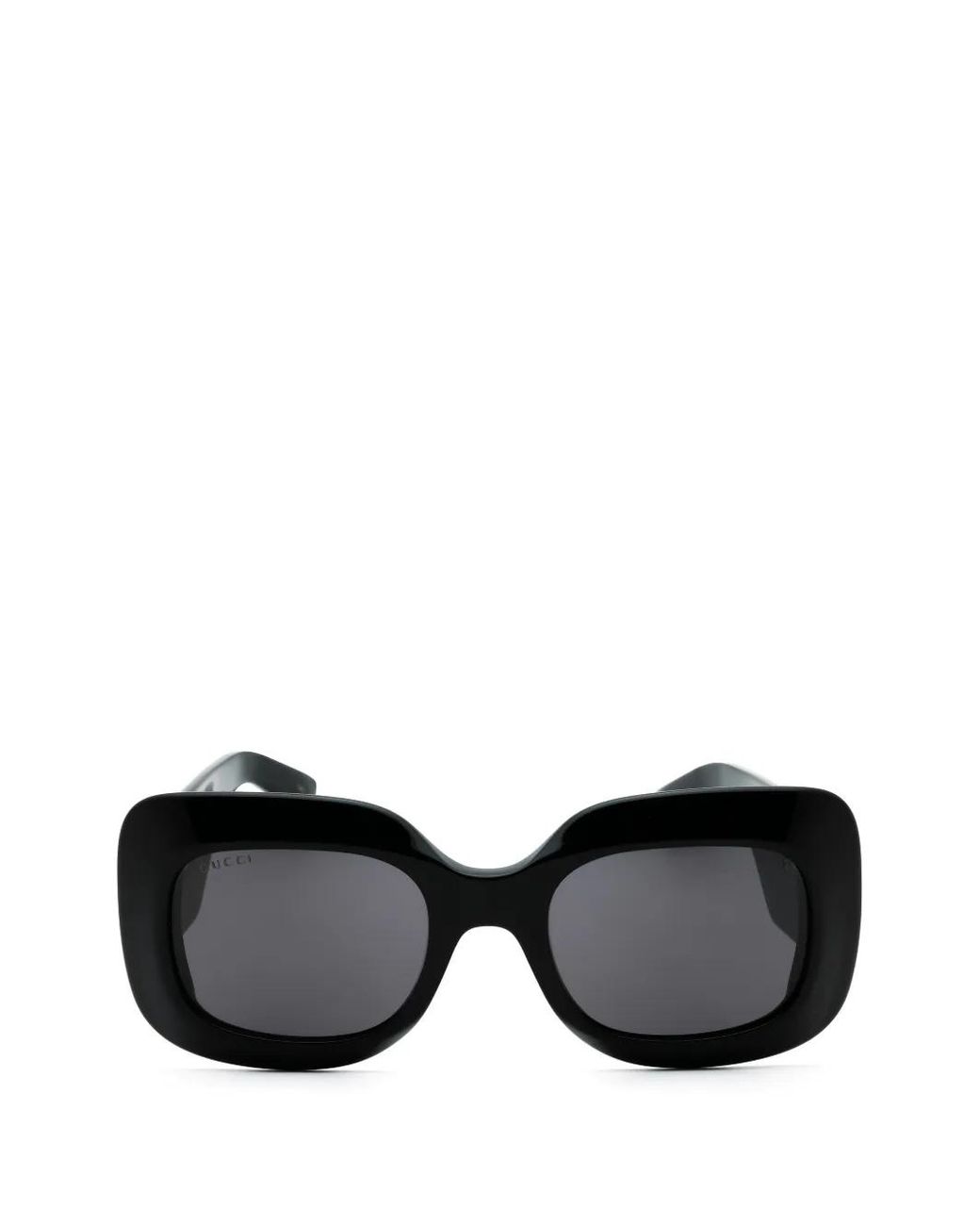 Gucci Black Rectangle-Frame Sunglasses