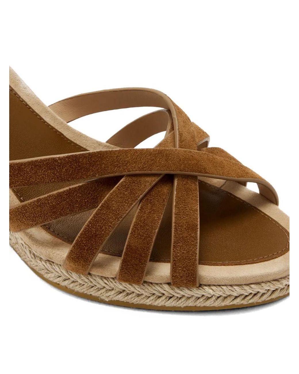 Veronica Beard Brown Espadrilles Compensées Phylina