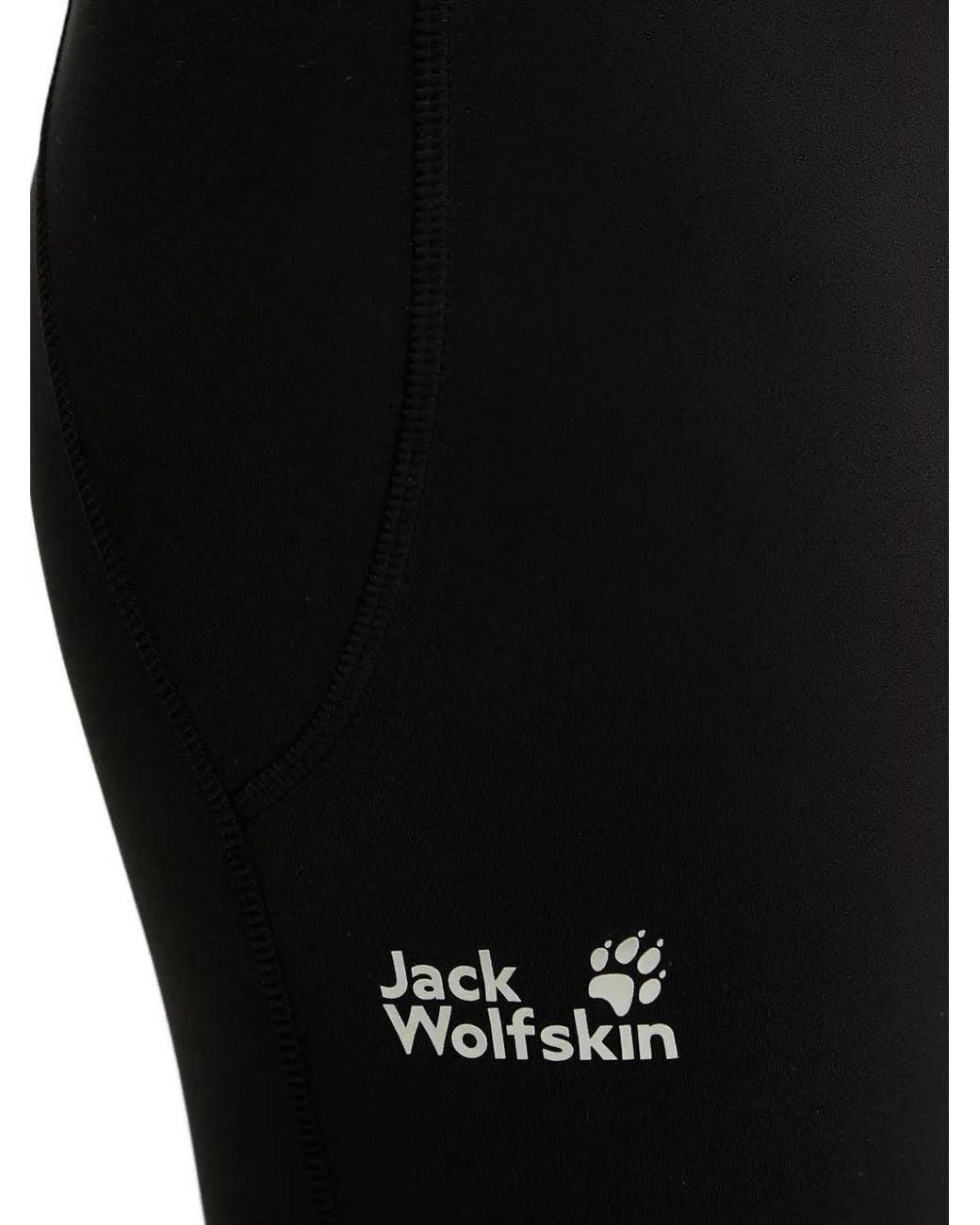 Leggins Wildstride Jack Wolfskin de color Black