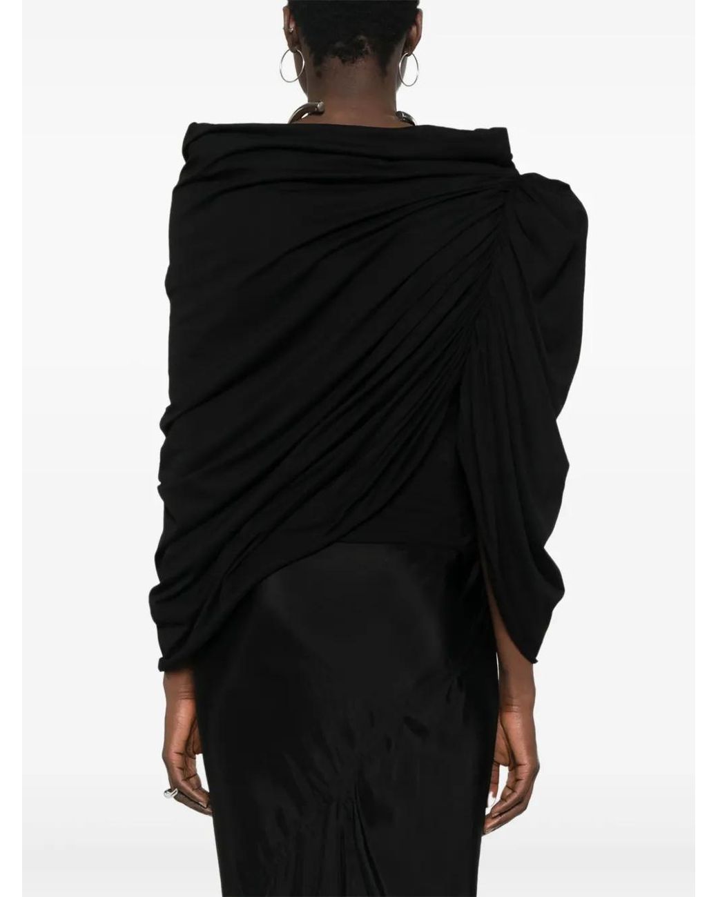Rick Owens Black Nun T Cotton Top