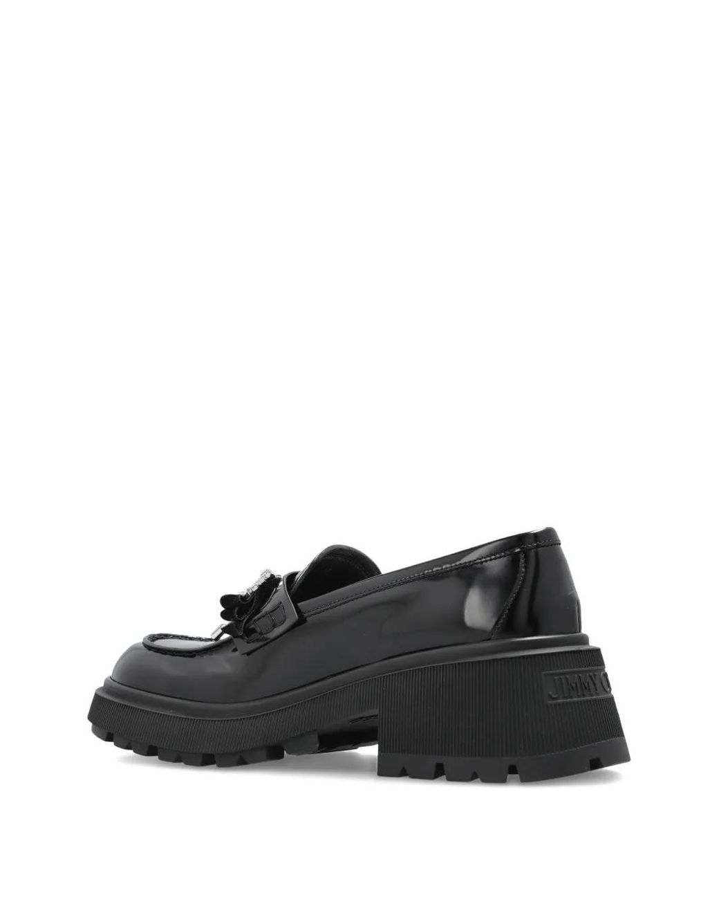 Jimmy Choo 40 Mm Azizi Loafers Met Strik in het Black