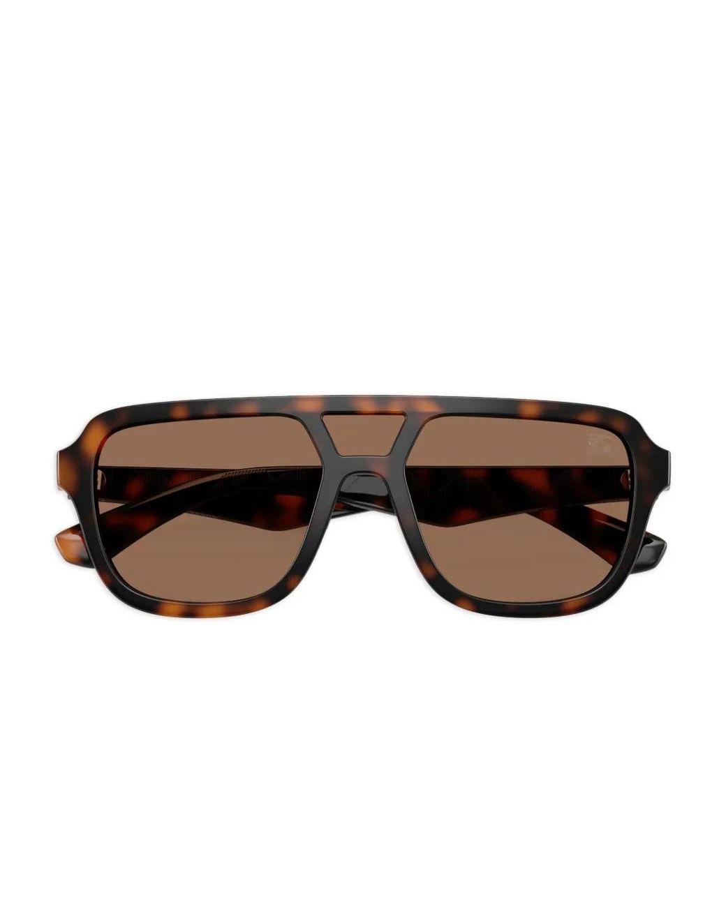 Burberry Brown Tortoiseshell Pilot-Frame Sunglasses for men