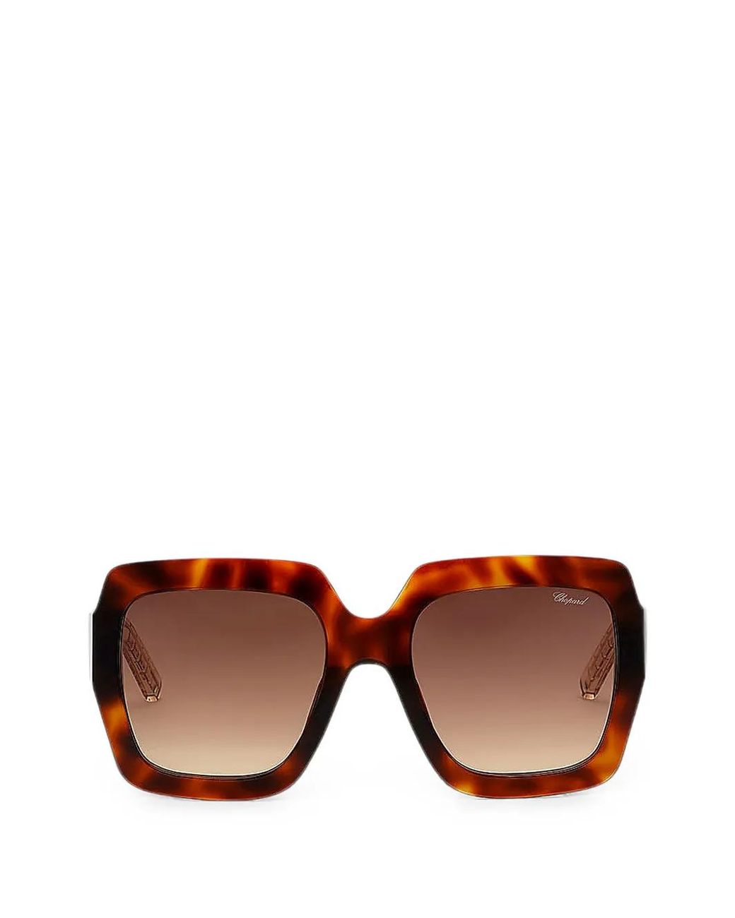 Chopard Brown Square-Frame Sunglasses