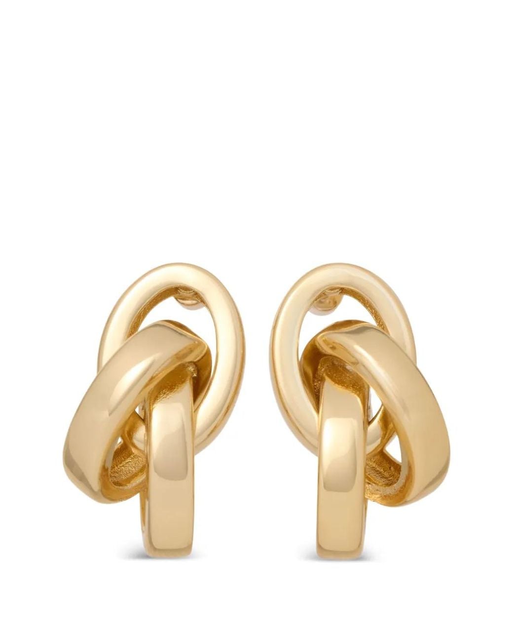 Roxanne Assoulin Metallic Triple Link Earrings