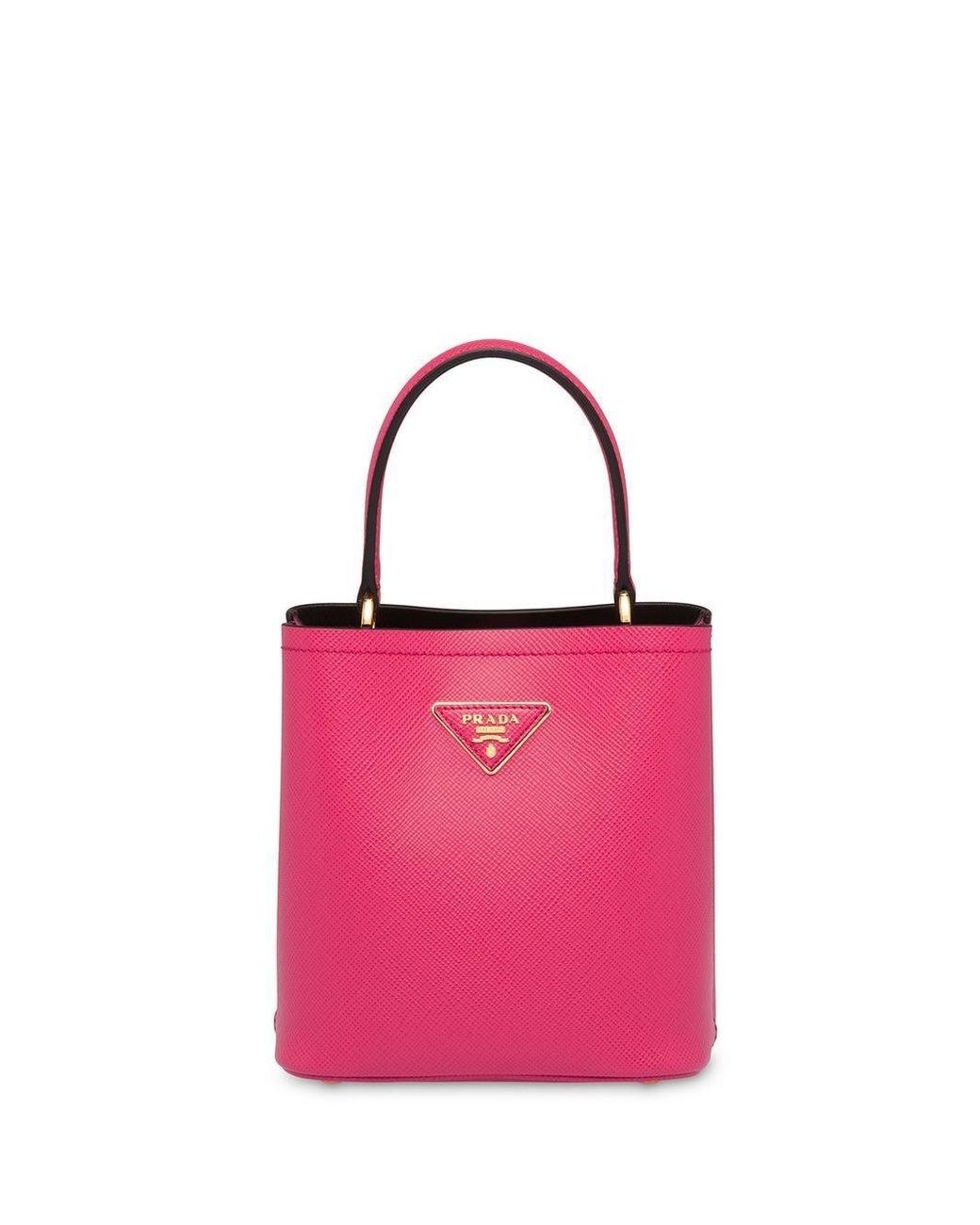 prada pink bucket bag