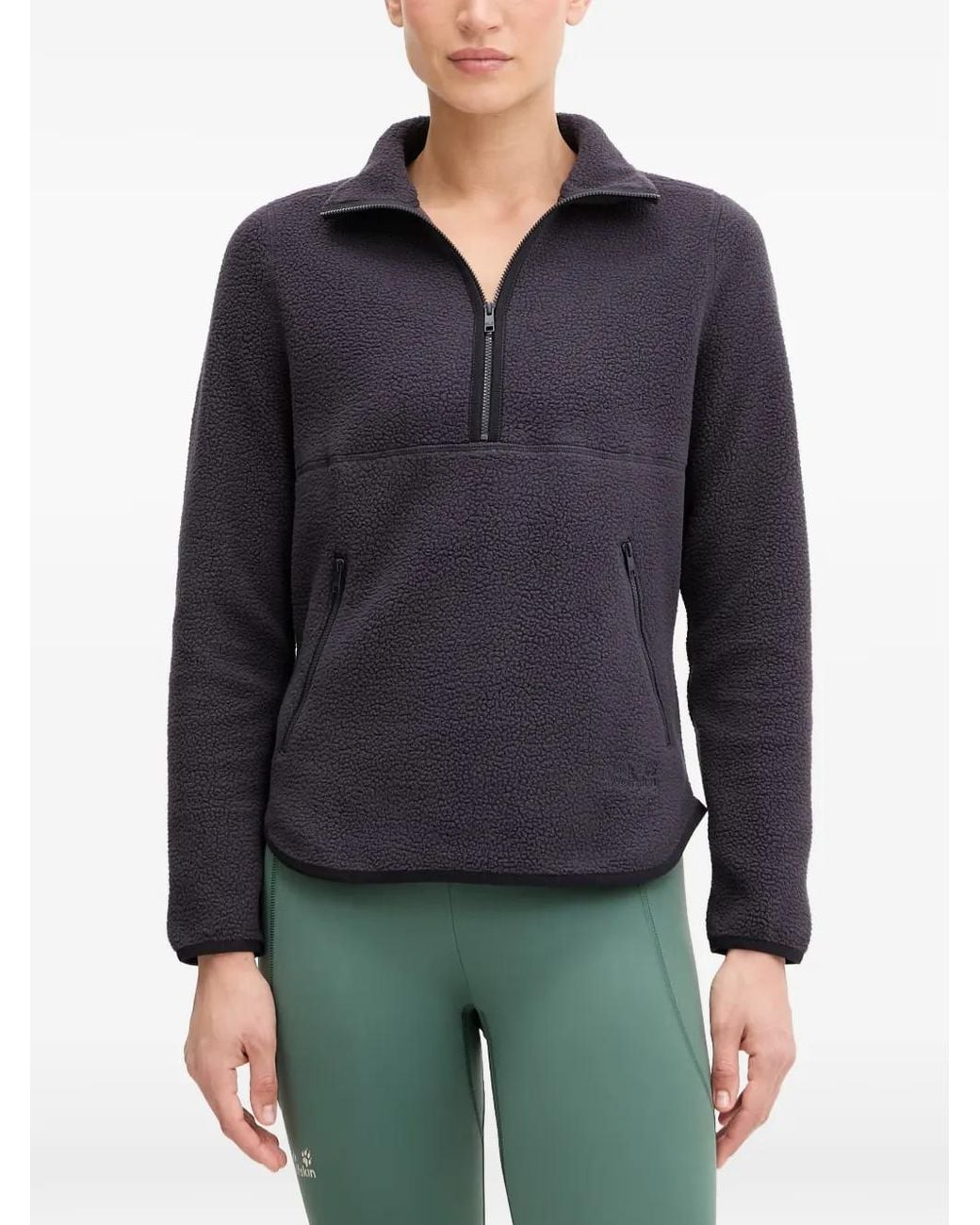 Jack Wolfskin Blue Lite Curl Fleece Sweatshirt