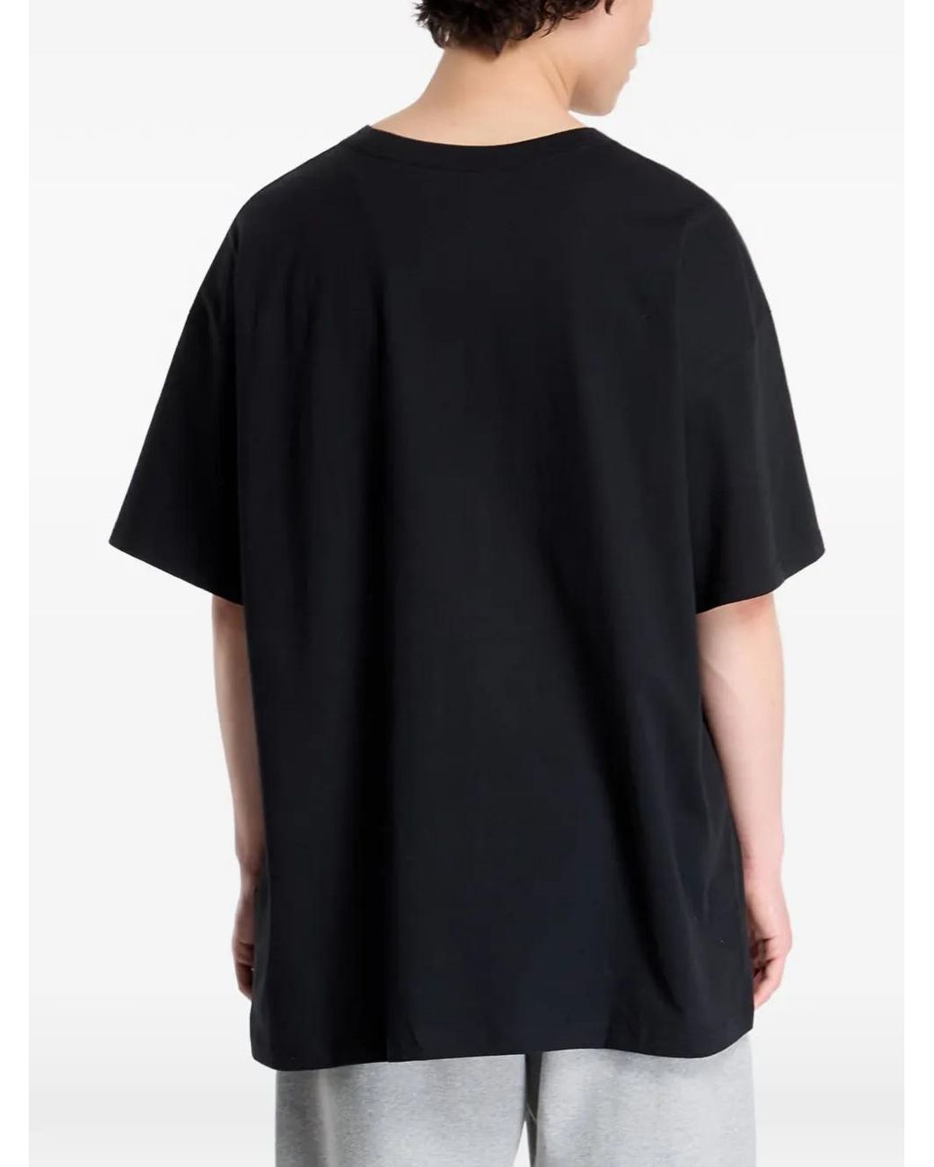 Nike Black Graphic-Print T-Shirt for men