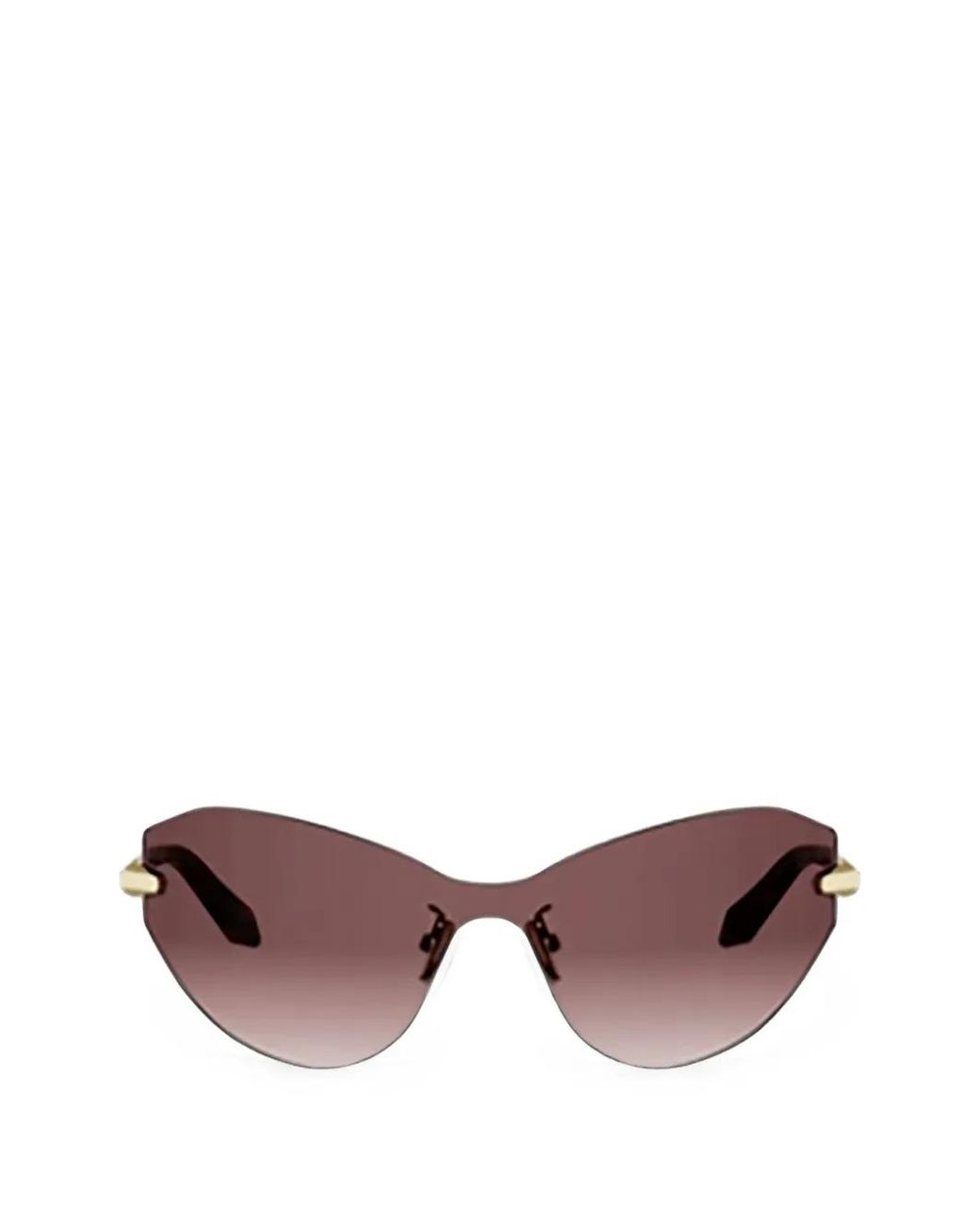 BVLGARI Purple Serpenti Cat-Eye Frame Sunglasses