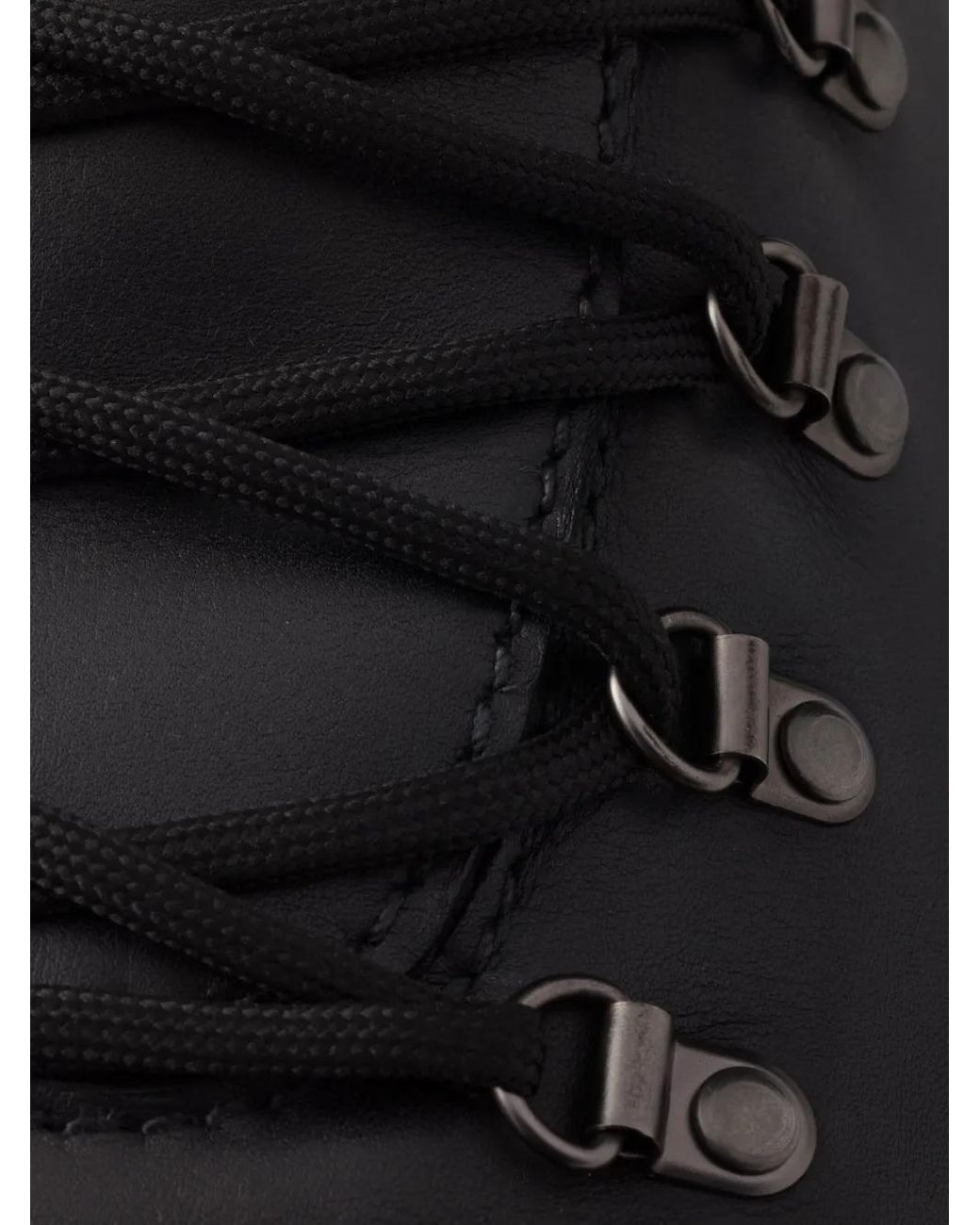 Prada Black Brixxen Leather Boots for men