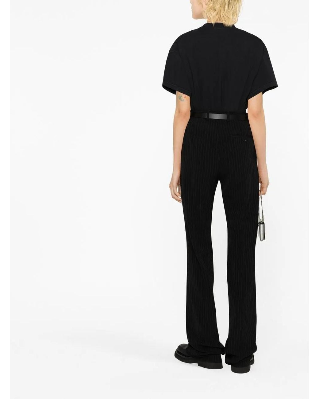 Balenciaga Black Tailored Flared Pant