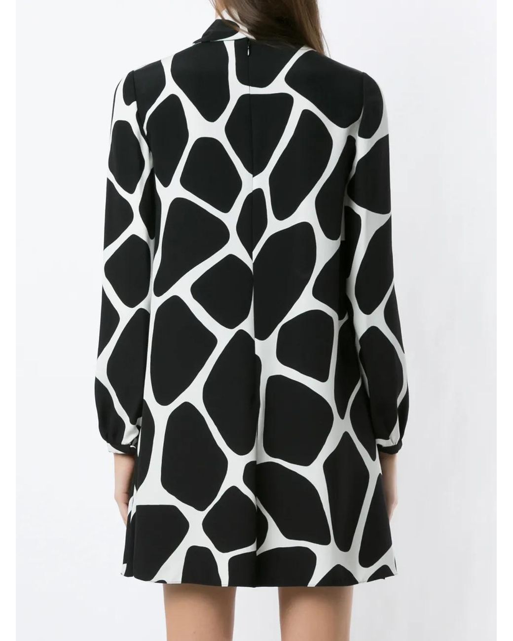Valentino Garavani Multicolor Monogram-print Silk-satin Mini Dress