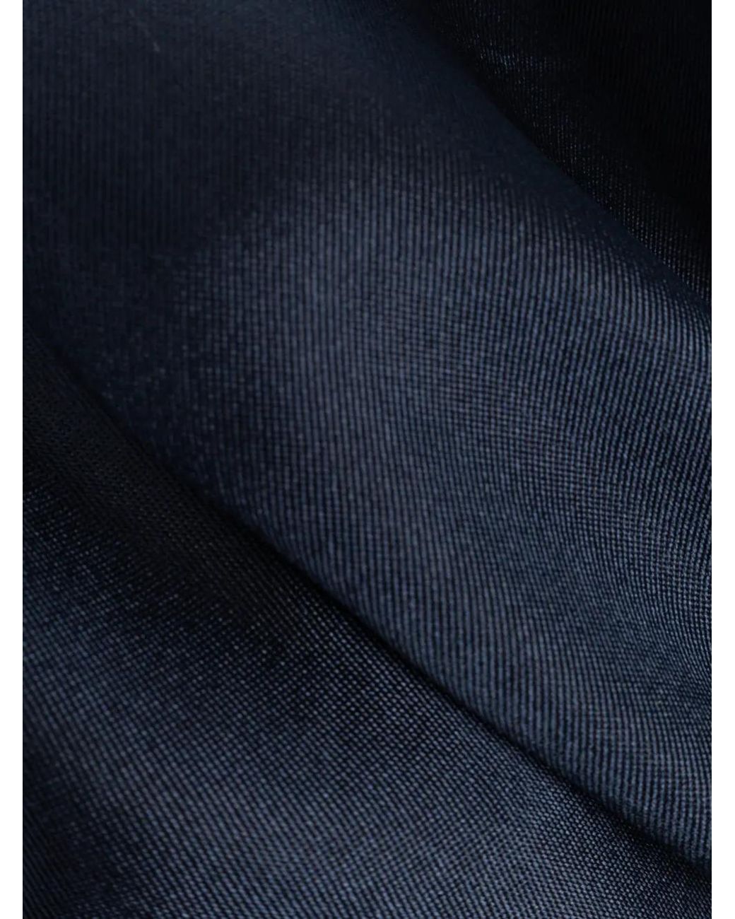 Ferragamo Einstecktuch Mit Logo-Prägung in Blue für Herren