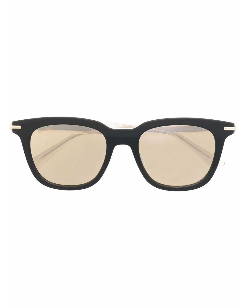 Jimmy Choo Brown Amos Square Frame Sunglasses