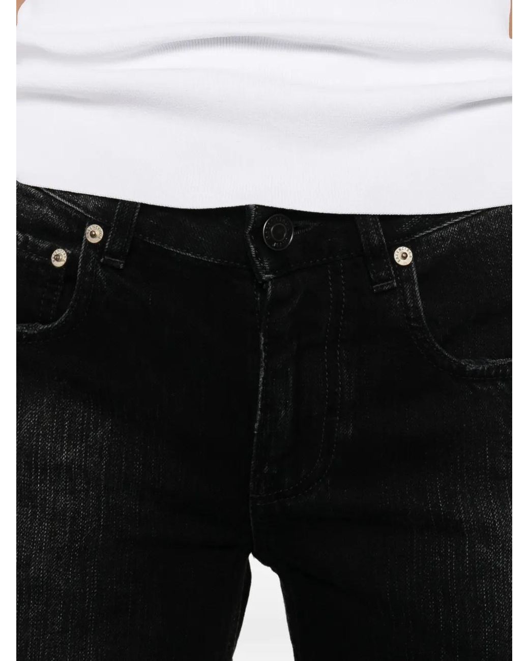Balenciaga Black Faded Jeans