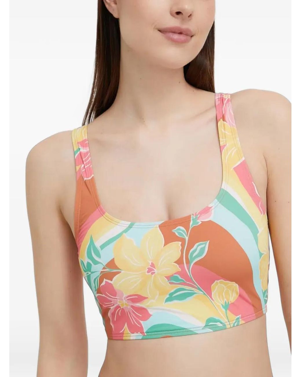 Billabong Green Chasin Sunbeams Bikini Top