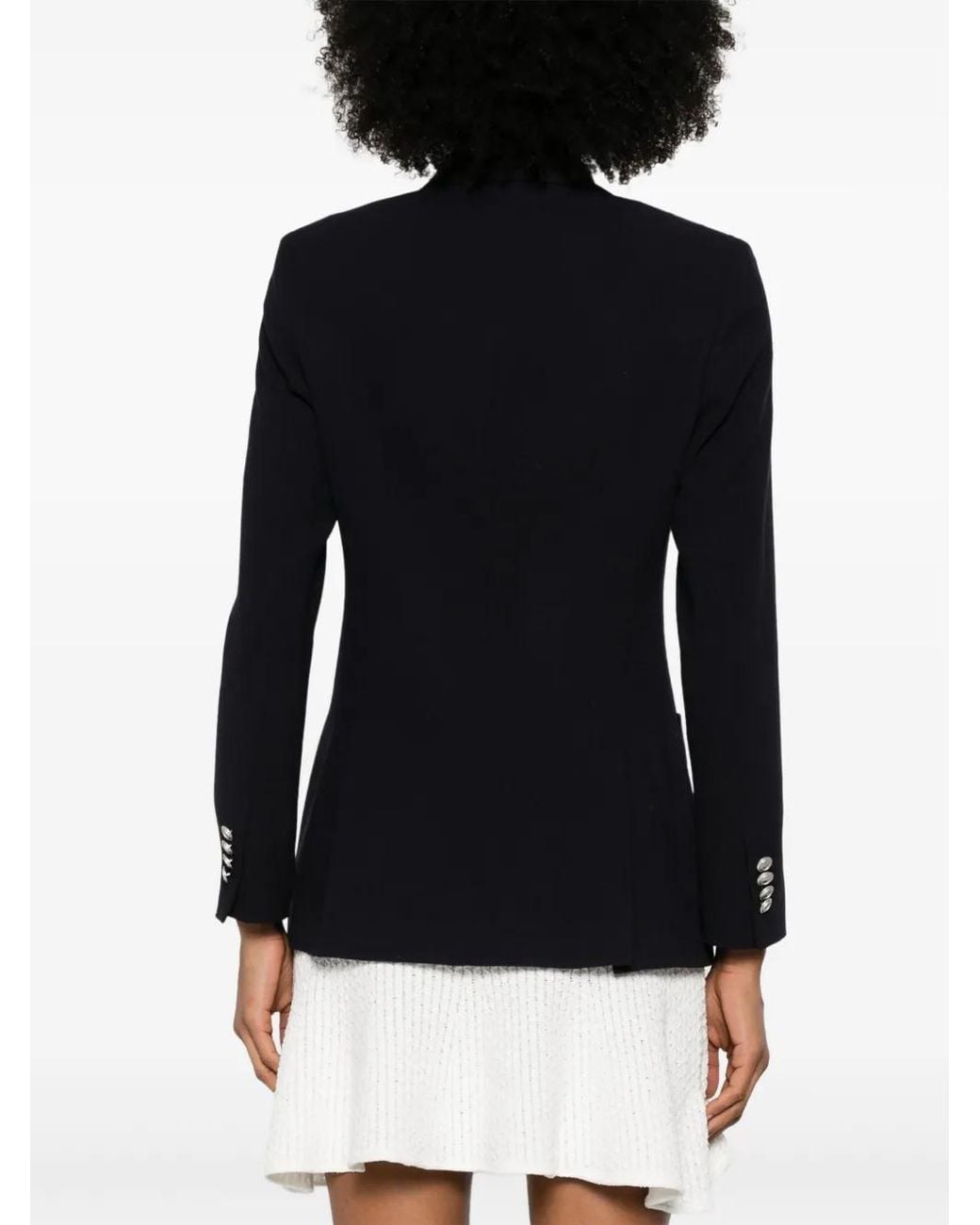 Blazer Con Logo di Kiton in Black